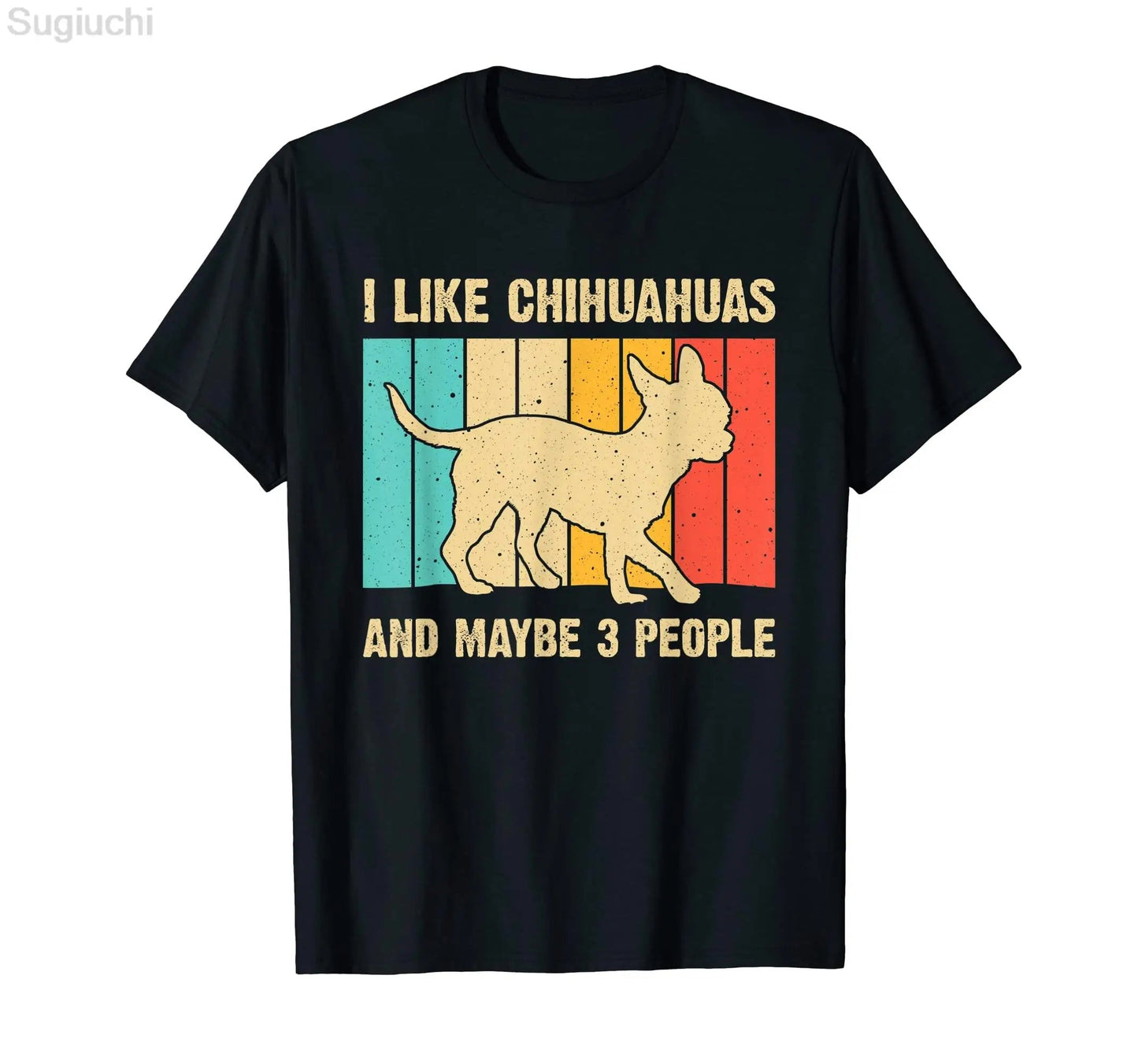 100% Cotton Best Chihuahua Dad Ever Cute Chihuahuas T-Shirt Graphic Harajuku Fashion Tee T Shirt XS-5XL - Premium T-Shirt from Lizard Vigilante - Just $21.99! Shop now at Lizard Vigilante