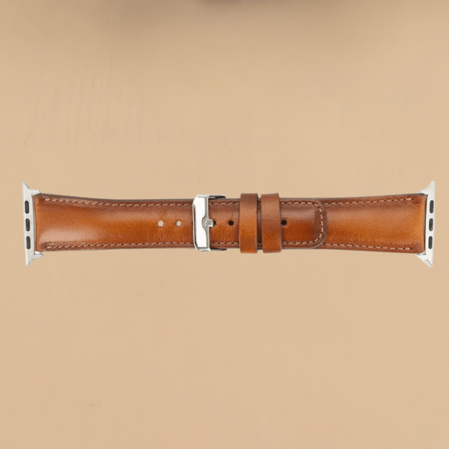 Apple Watch Rustic Brown Leather Strap - Boston