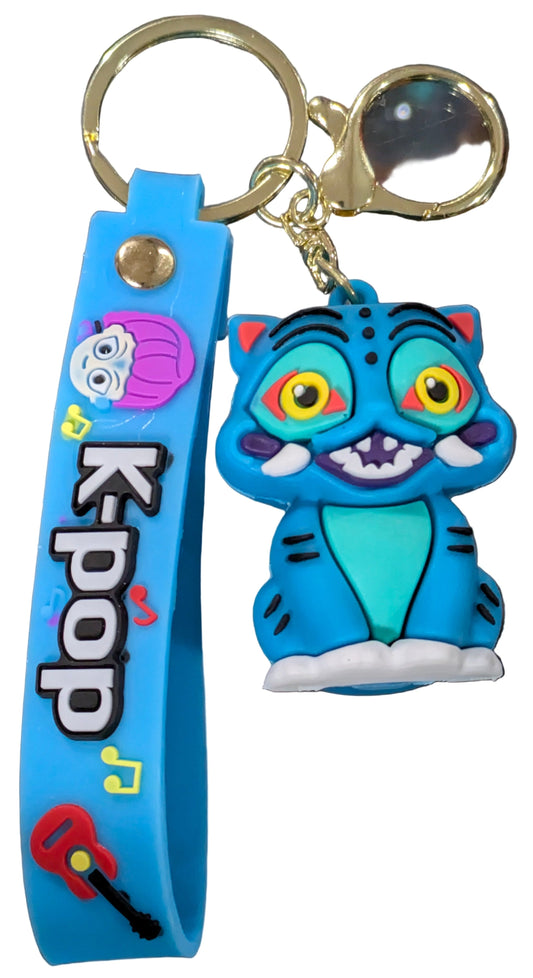 K-POP DEMON HUNTERS Keychain – Derpy Tiger Charm Set