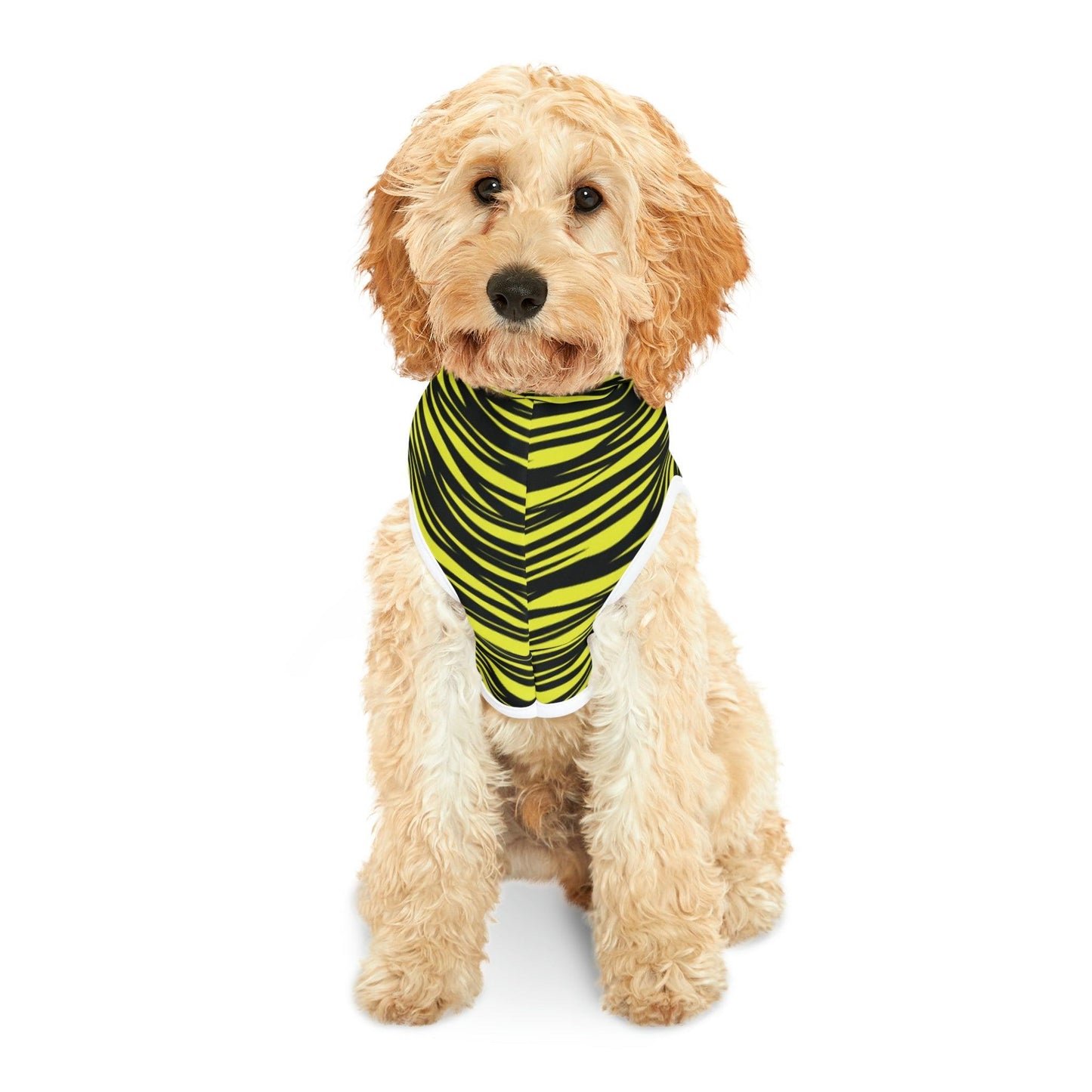 Black Yellow Camo Pet Hoodie - Lizard Vigilante