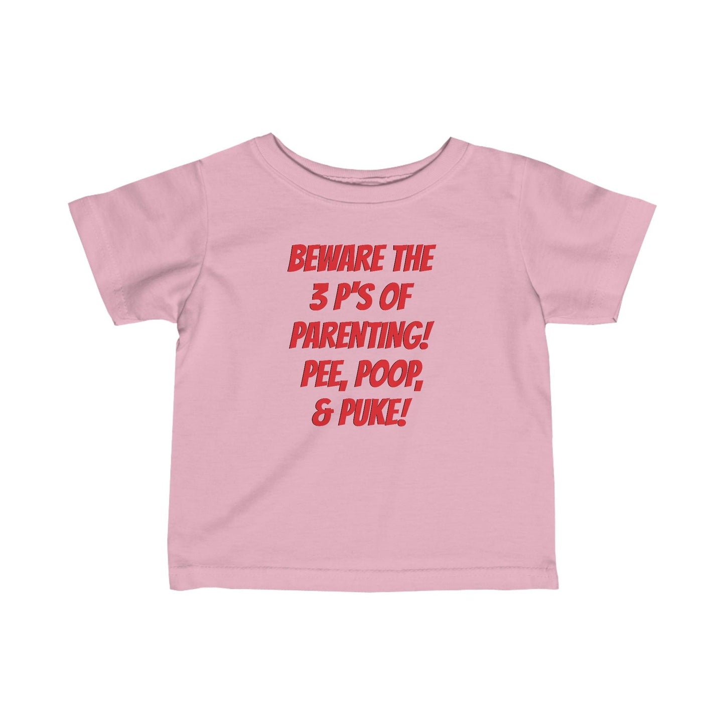 The 3 P's PEE, POOP & PUKE Infant Fine Jersey Tee - Lizard Vigilante