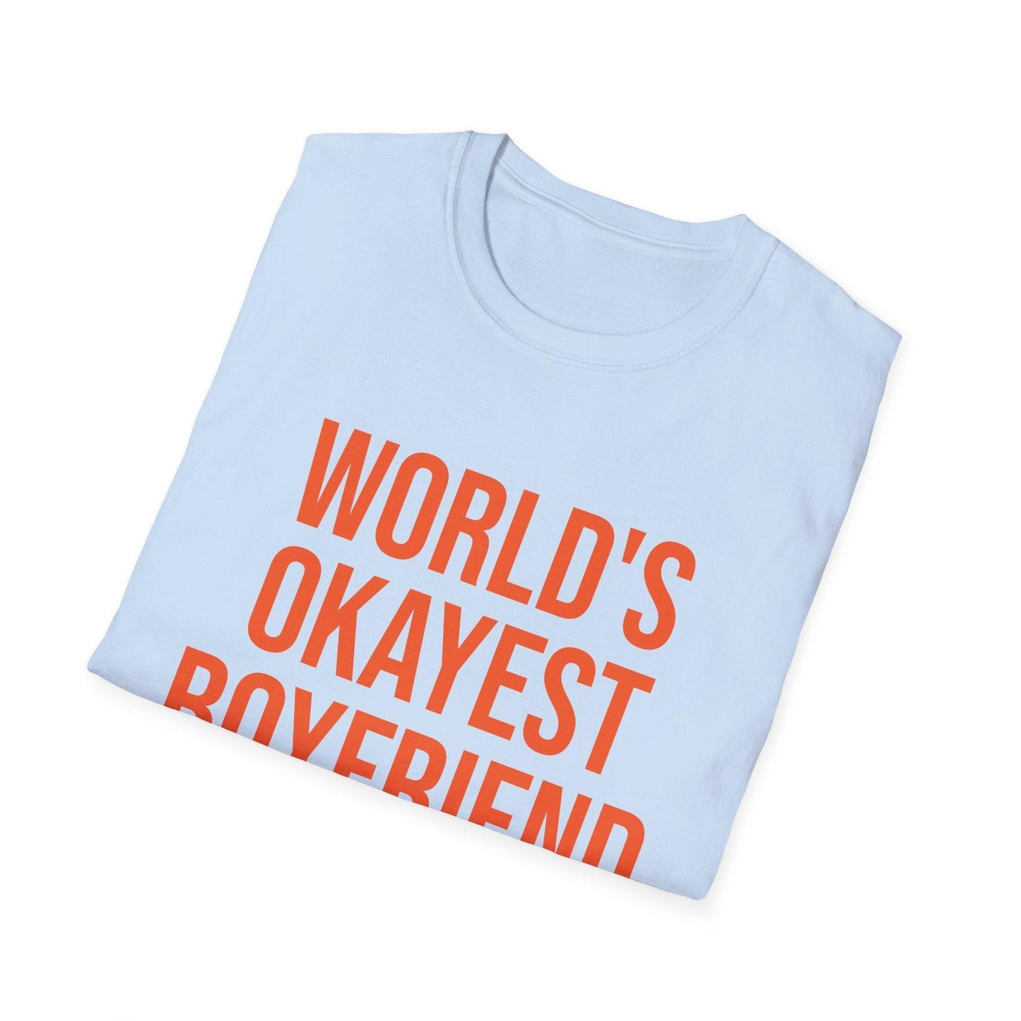 World's Okayest Boyfriend Unisex Softstyle T-Shirt - Lizard Vigilante