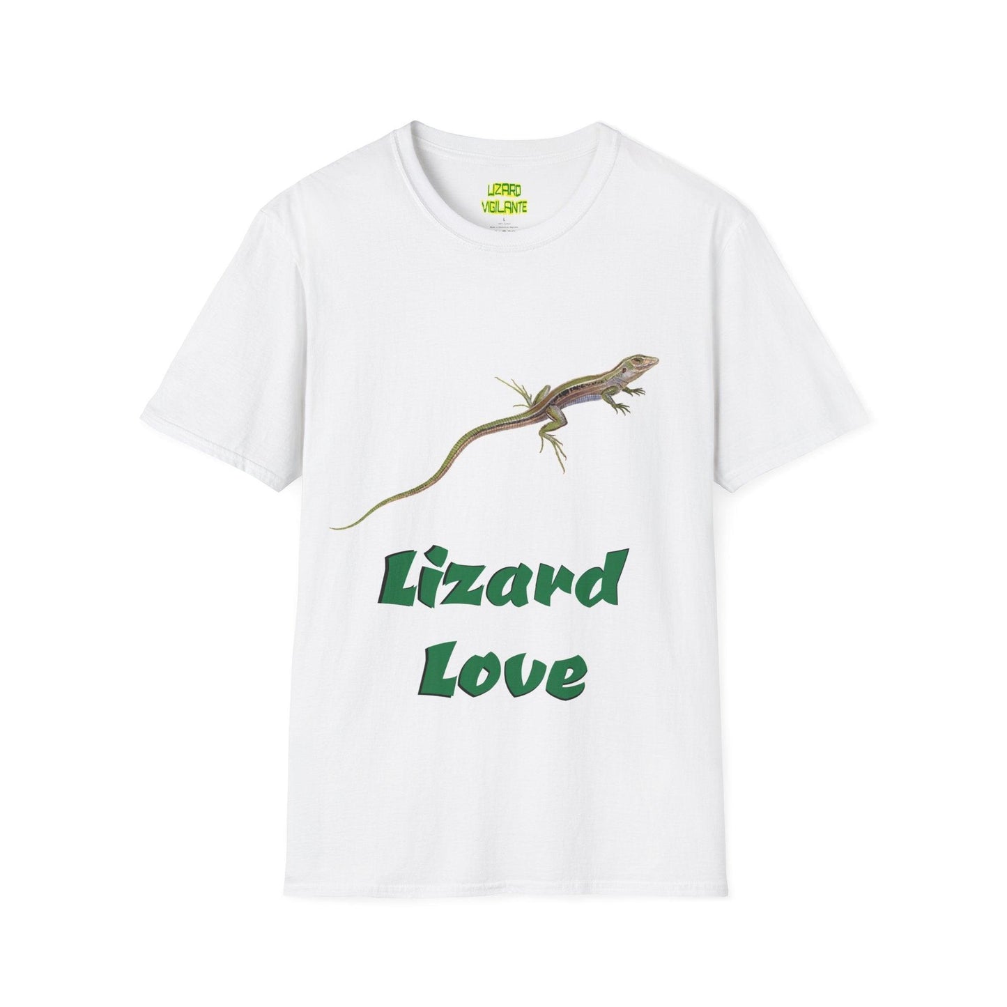 Lizard Love Unisex Softstyle T-Shirt - Lizard Vigilante