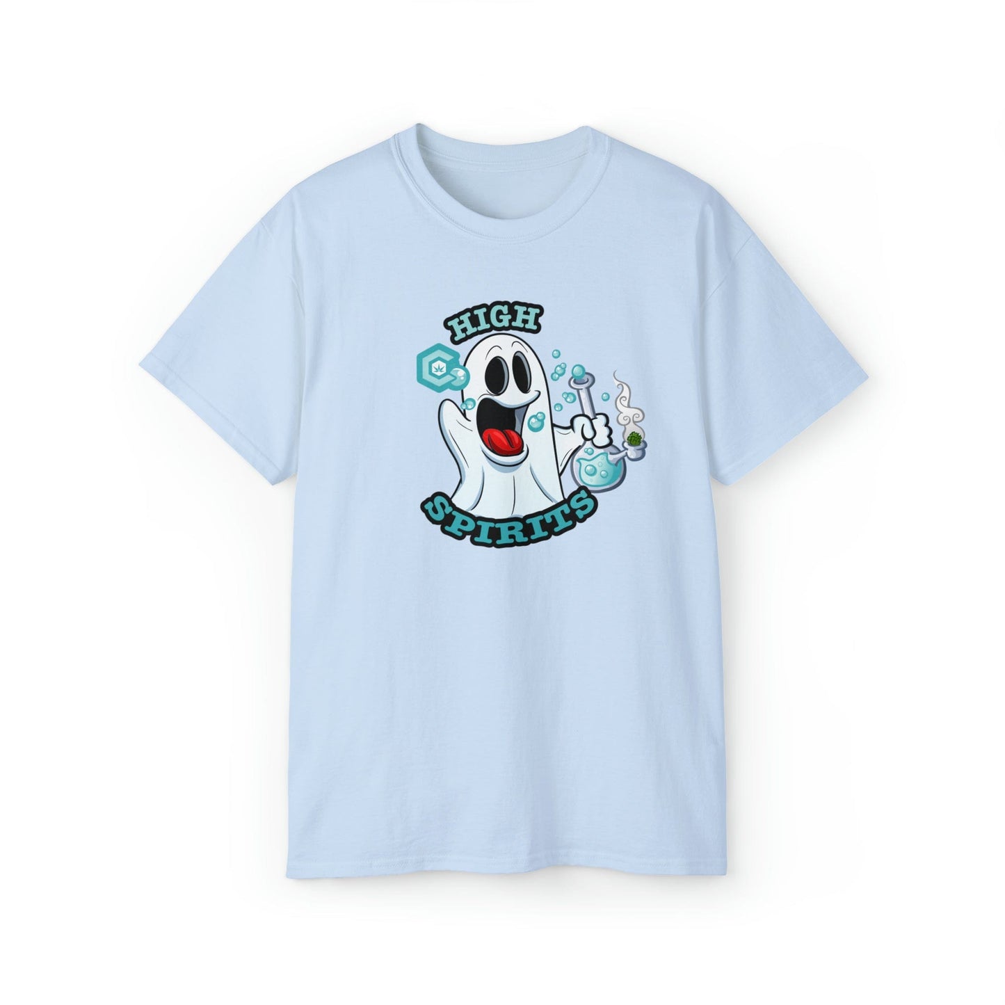 High Spirits Ghost with Bong Weed Shirt