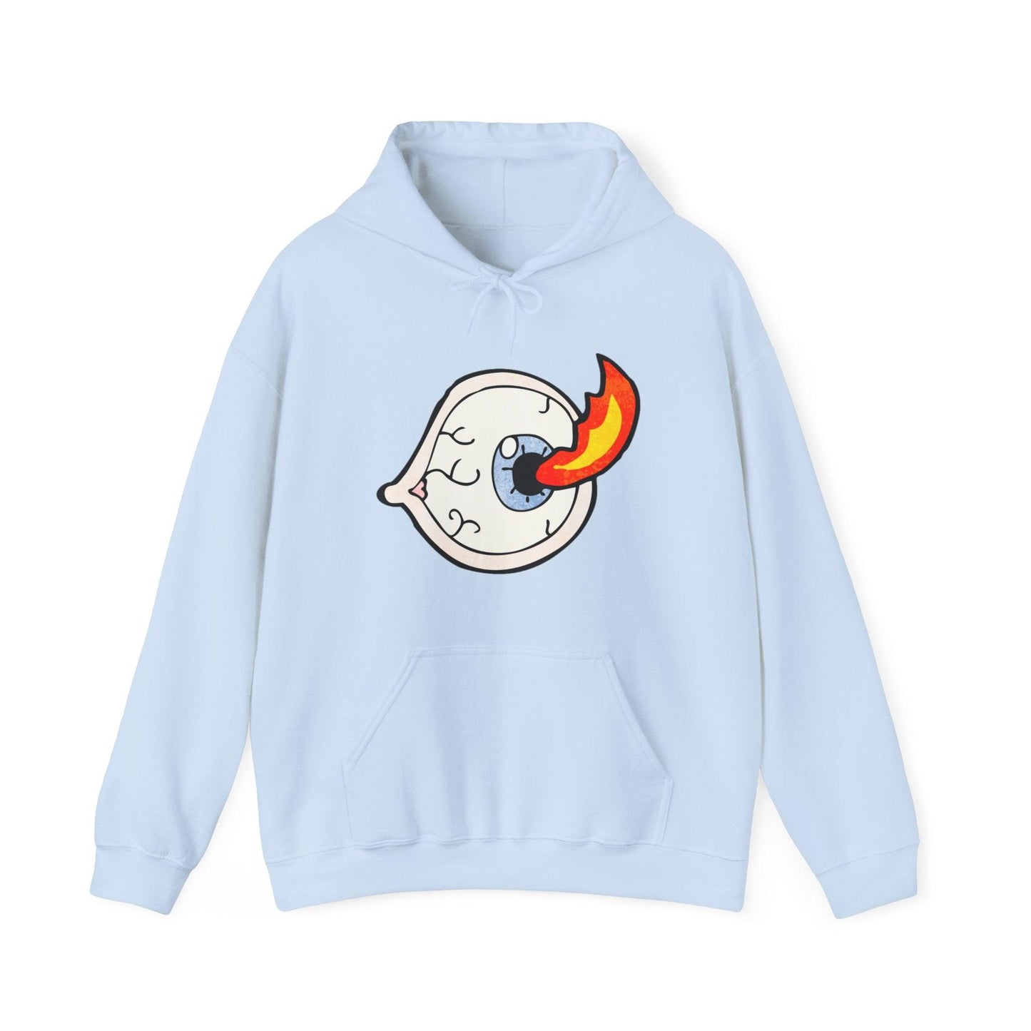 Eyeball Torch Unisex Heavy Blend™ Hooded Sweatshirt - Lizard Vigilante