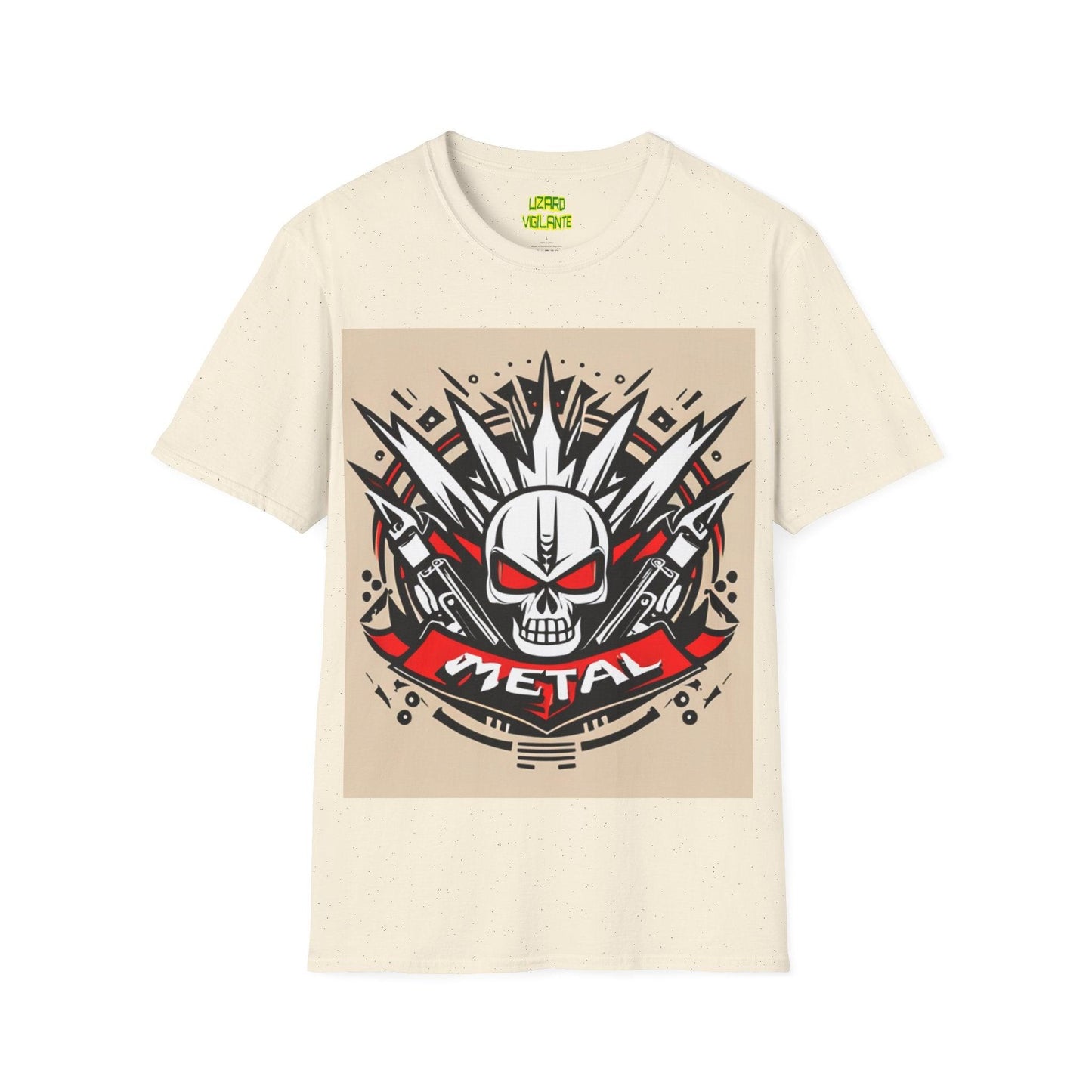 Metal Skul Unisex Softstyle T-Shirt - Lizard Vigilante