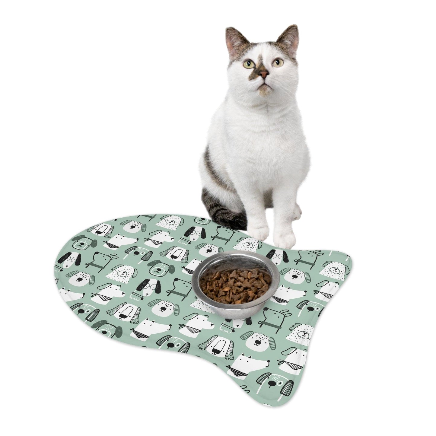 Illustrated Doggers Pet Feeding Mats - Premium Pets from Printify - Just $37.60! Shop now at Lizard Vigilante