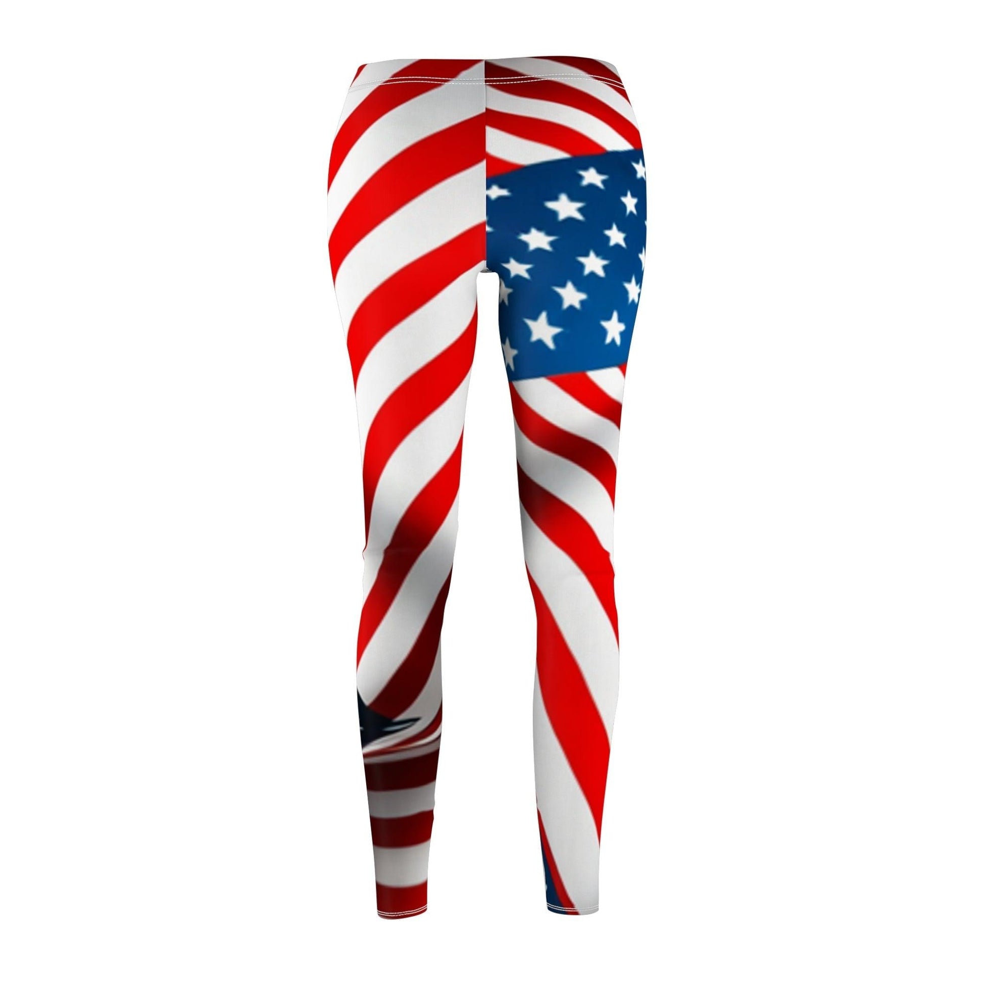 American Flag Women's Casual Leggings - Lizard Vigilante