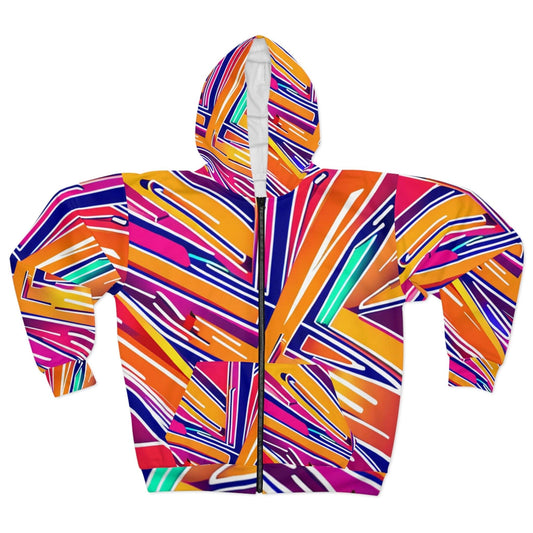 Cray On Unisex Zip Hoodie - Lizard Vigilante