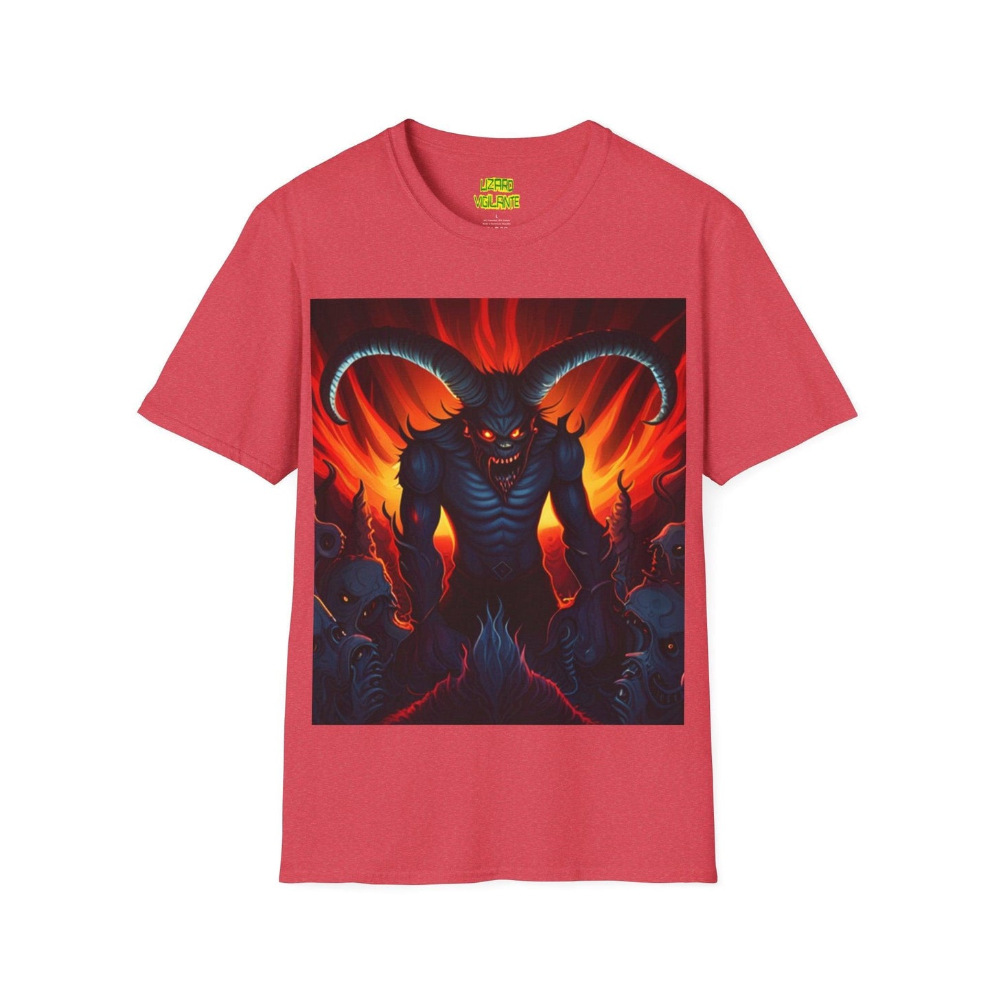 Horny Devil Unisex Softstyle T-Shirt - Lizard Vigilante