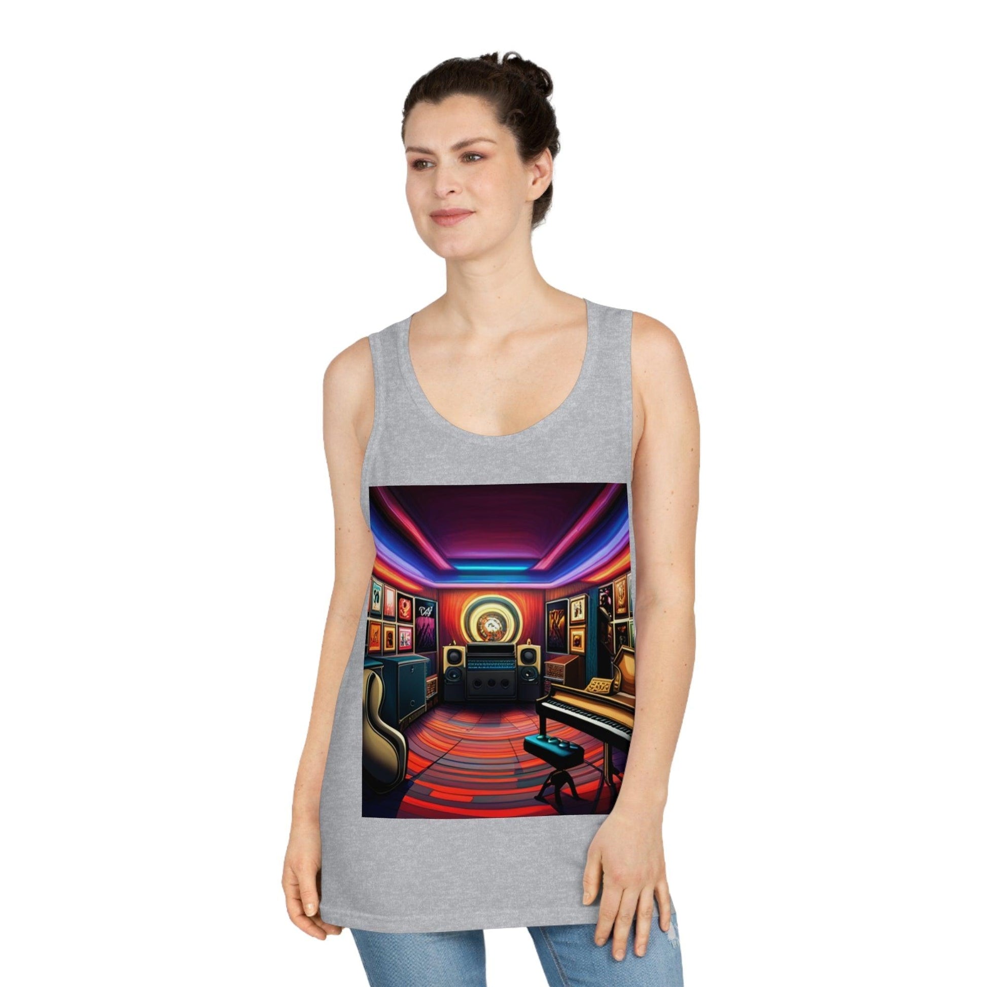 Disco Studio Unisex Softstyle™ Tank Top - Lizard Vigilante