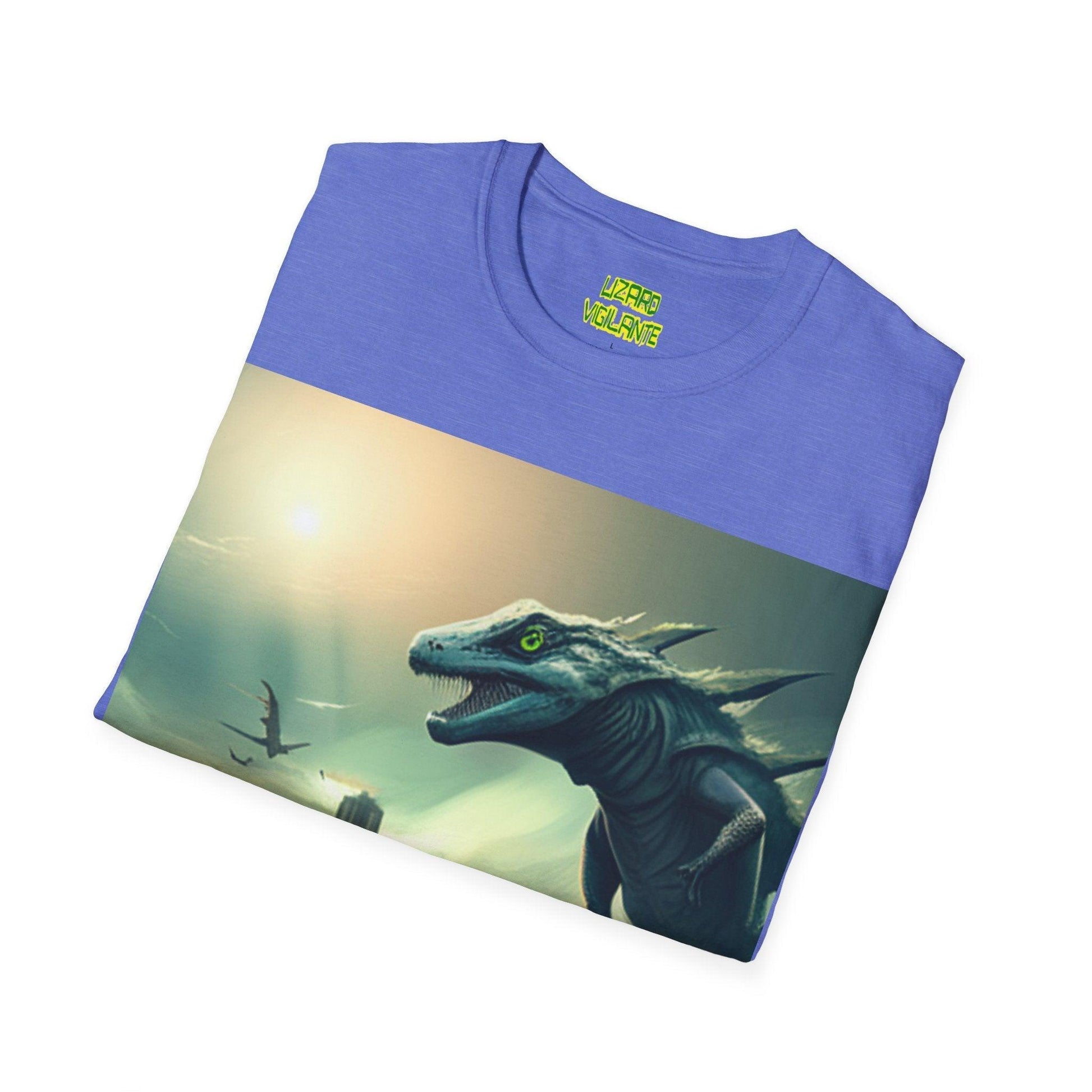 City Lizard Unisex Softstyle T-Shirt - Lizard Vigilante