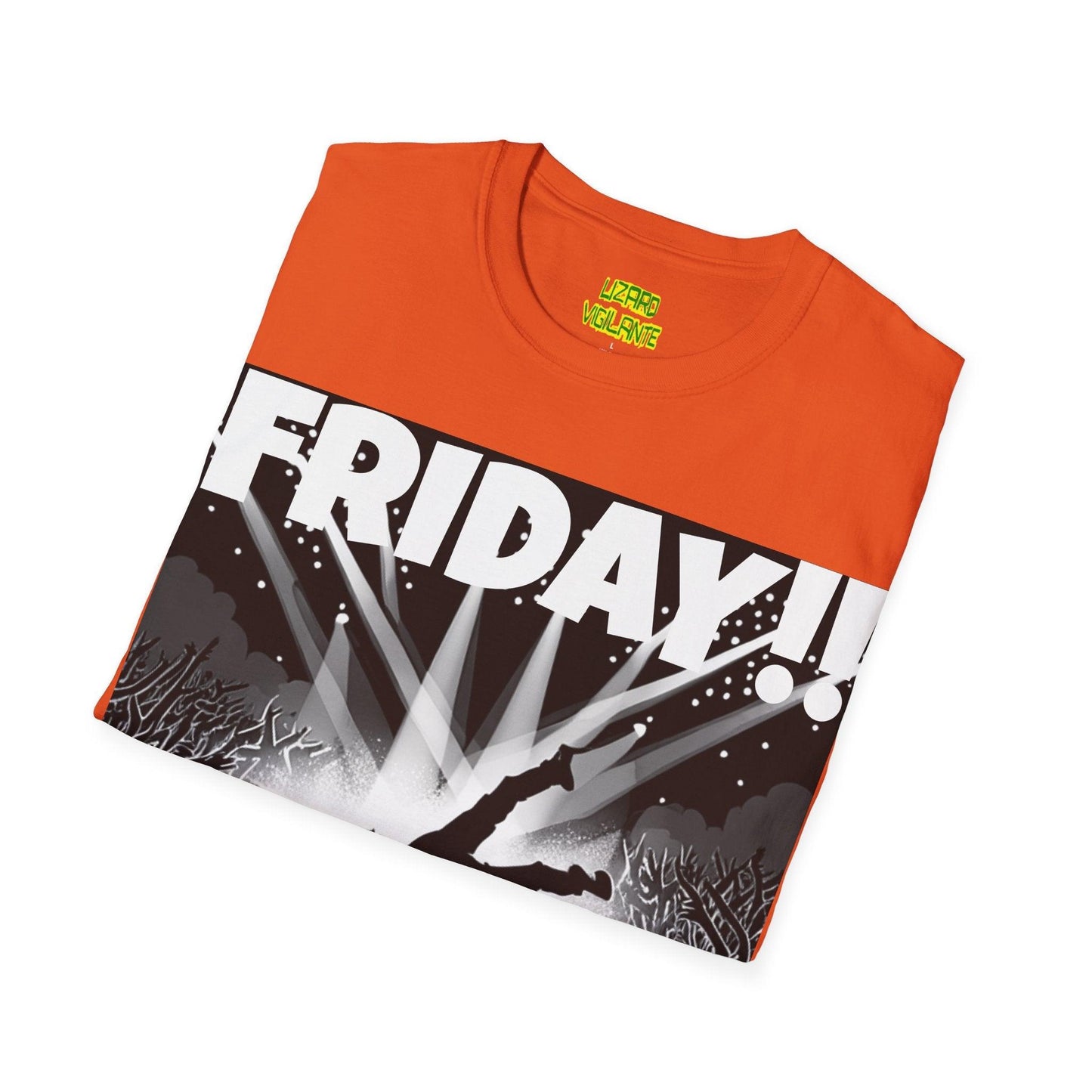 FRIDAY!! Unisex Softstyle T-Shirt in COLORS - Lizard Vigilante