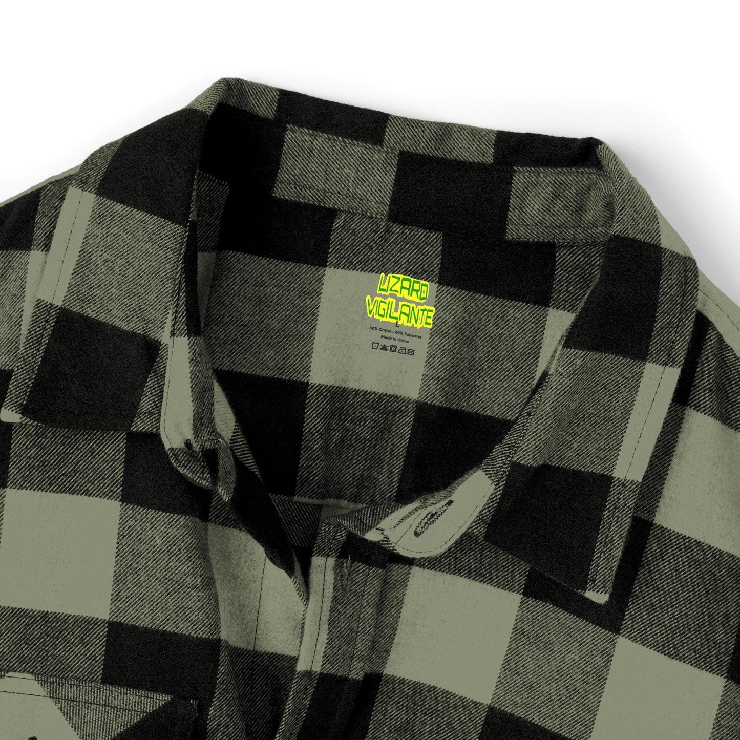 Lizard Vigilante Unisex Flannel Shirt - Lizard Vigilante