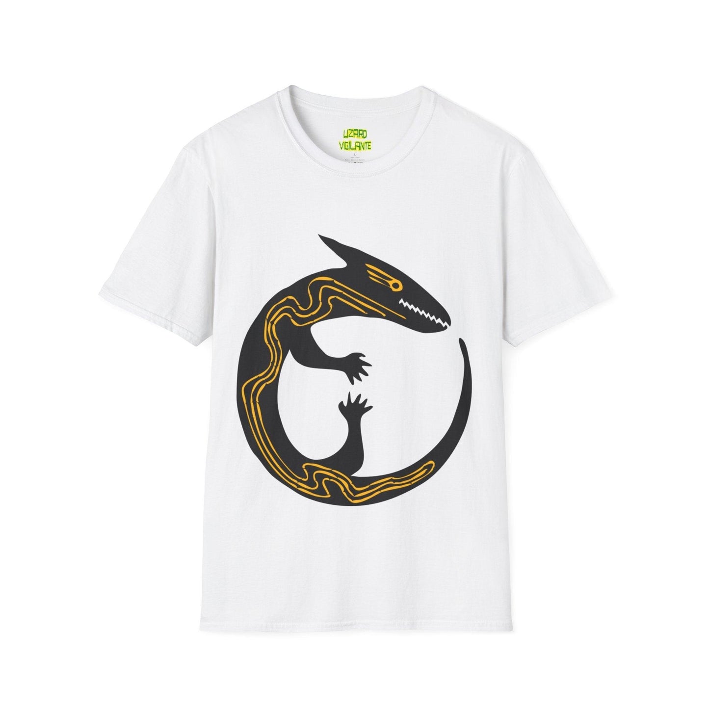 Lizard Wheel Unisex Softstyle T-Shirt - Lizard Vigilante