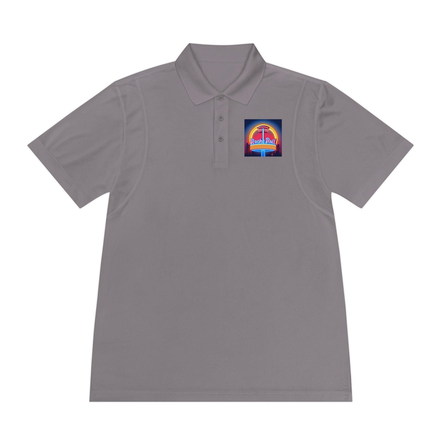 Rock & Roll Diner Men's Sport Polo Shirt - Lizard Vigilante