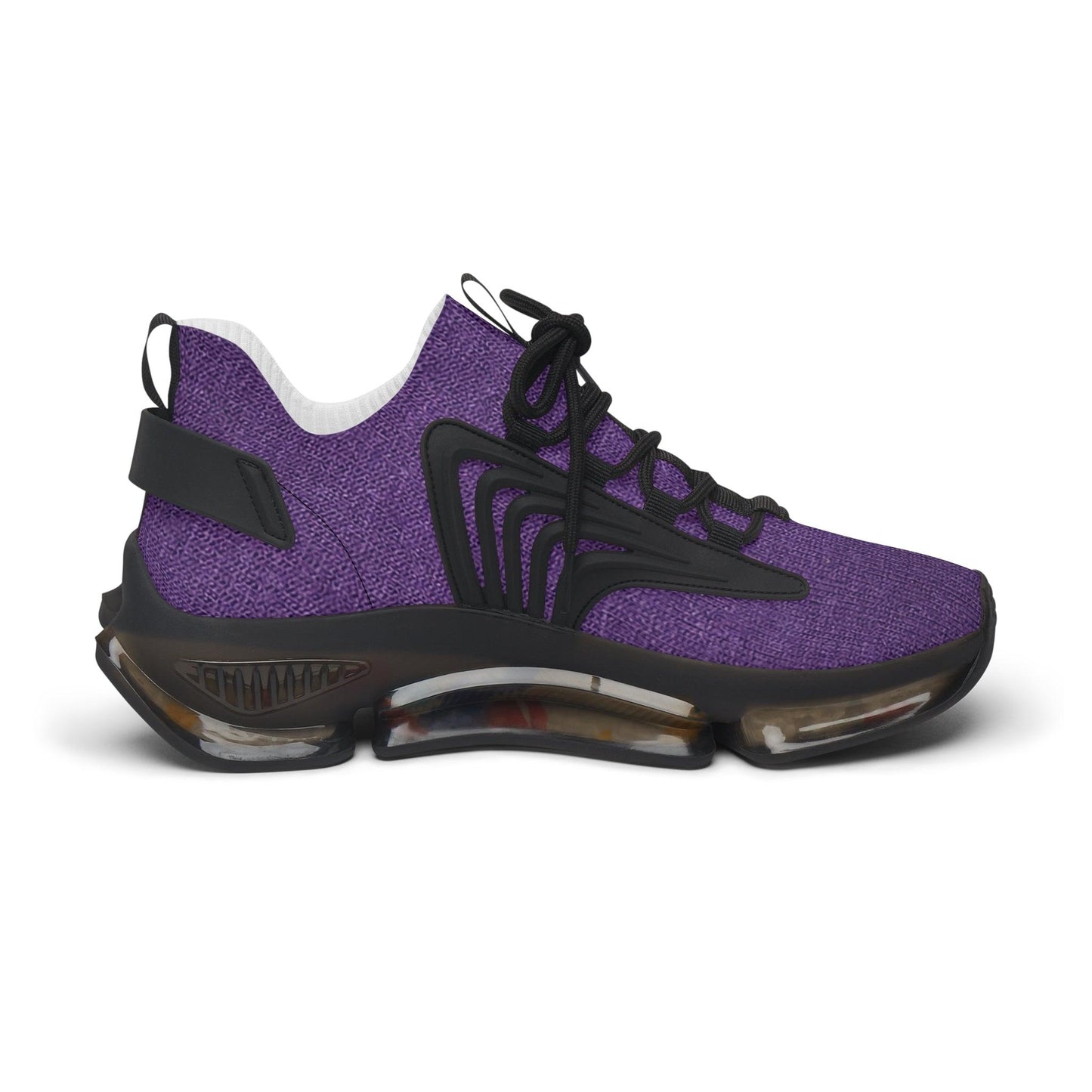 Faux Purple Silk Women's Mesh Sneakers - Lizard Vigilante