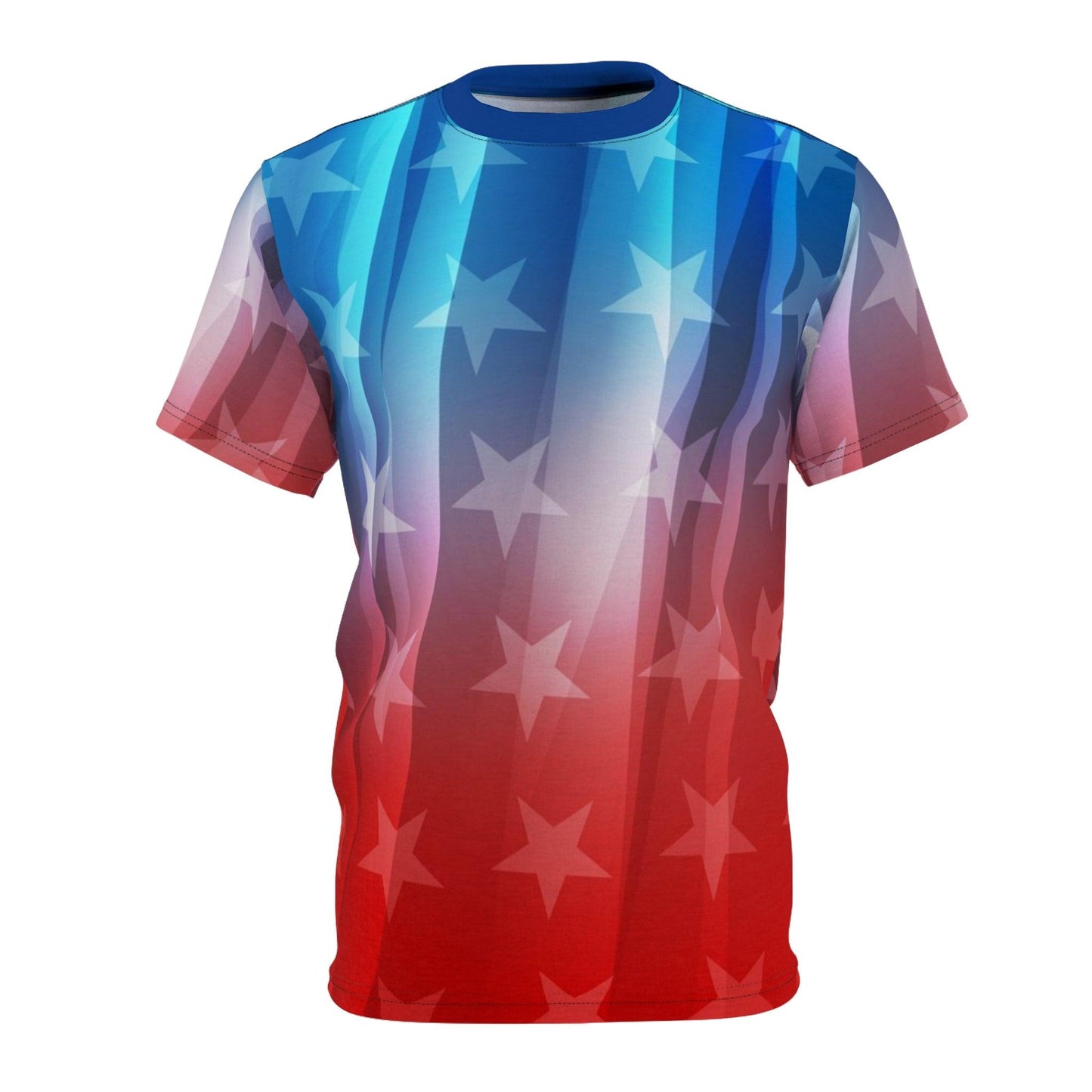 Red White and Blue Stars Unisex Tee - Lizard Vigilante