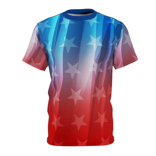 Red White and Blue Stars Unisex Tee - Lizard Vigilante