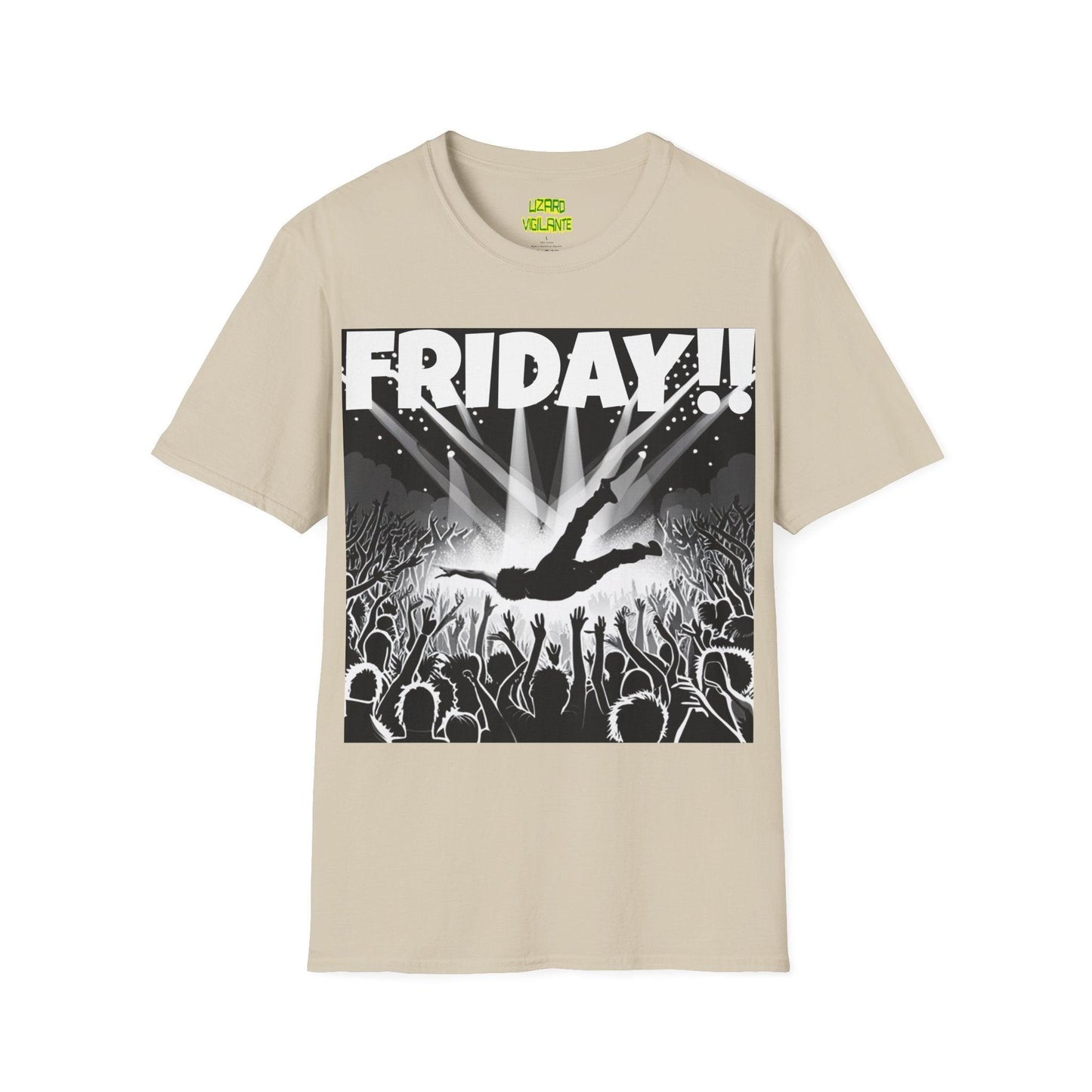 FRIDAY!! Unisex Softstyle T-Shirt in COLORS - Lizard Vigilante