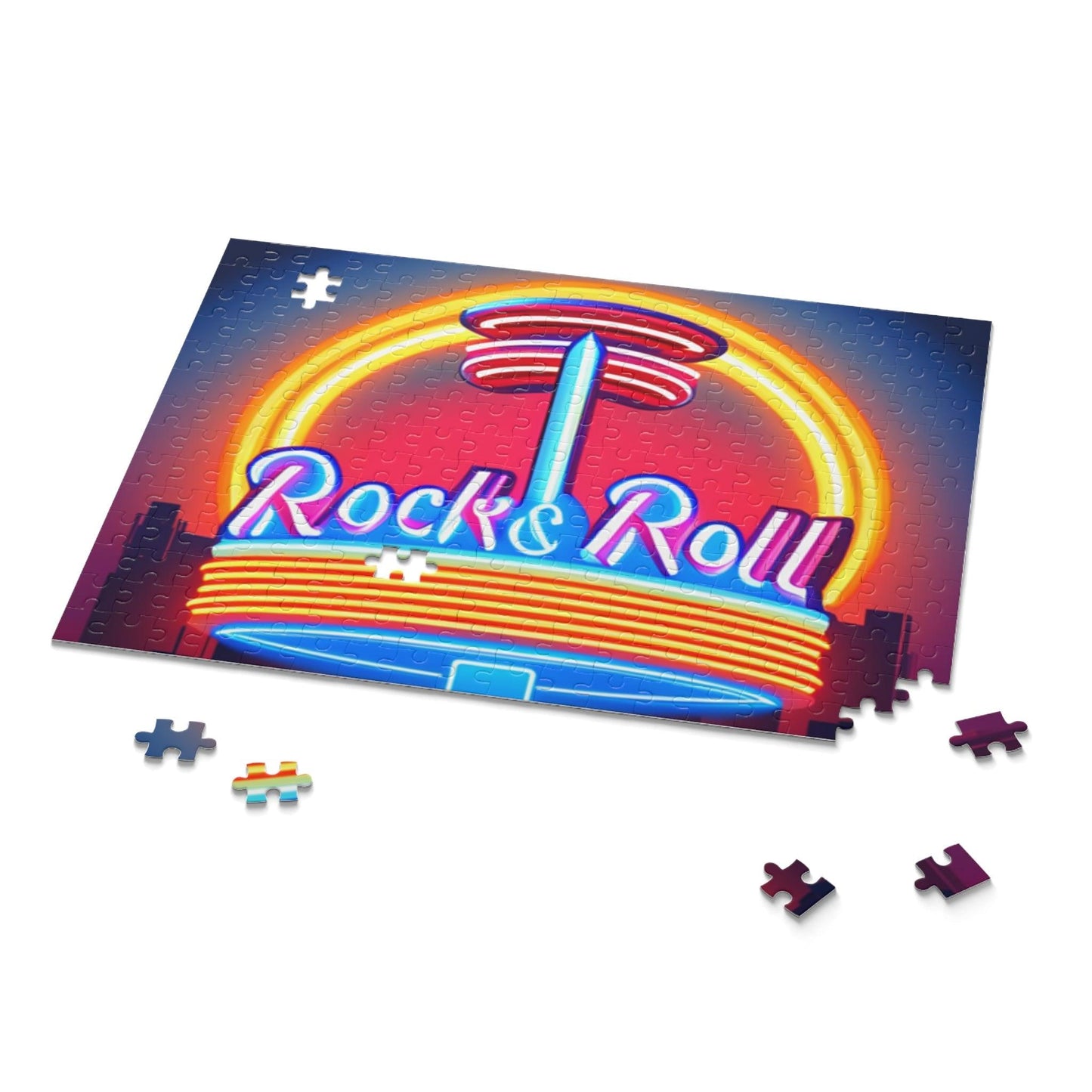 Rock & Roll Diner Puzzle (120, 252, 500-Piece) - Lizard Vigilante