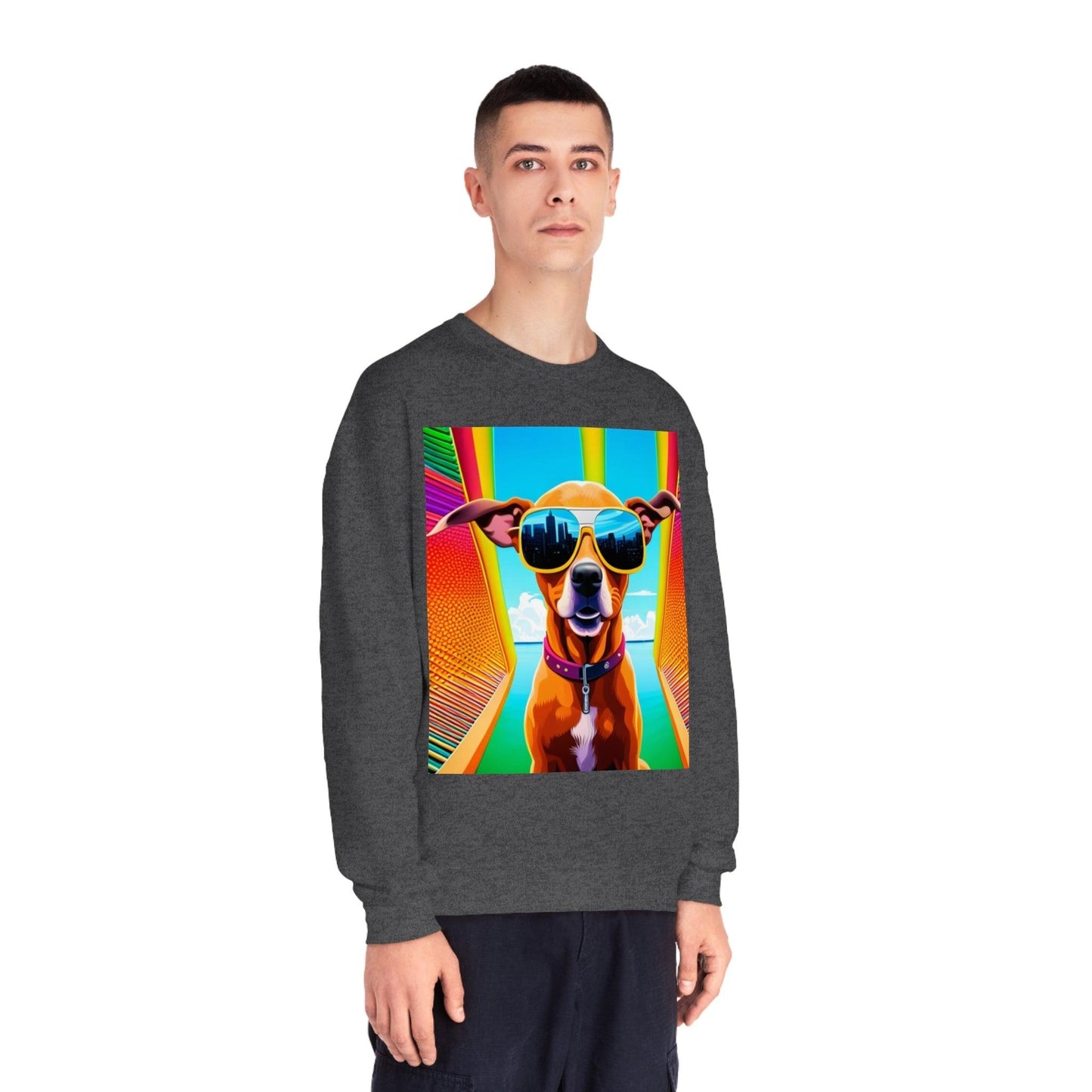 Primo Rocks II Unisex NuBlend® Crewneck Sweatshirt - Lizard Vigilante