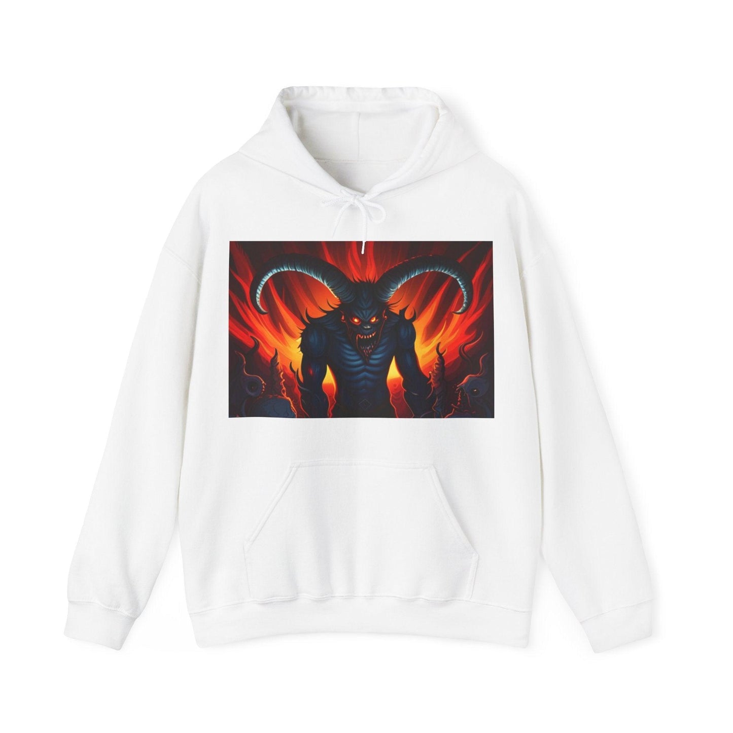 Horny Devil Unisex Heavy Blend™ Hooded Sweatshirt - Lizard Vigilante