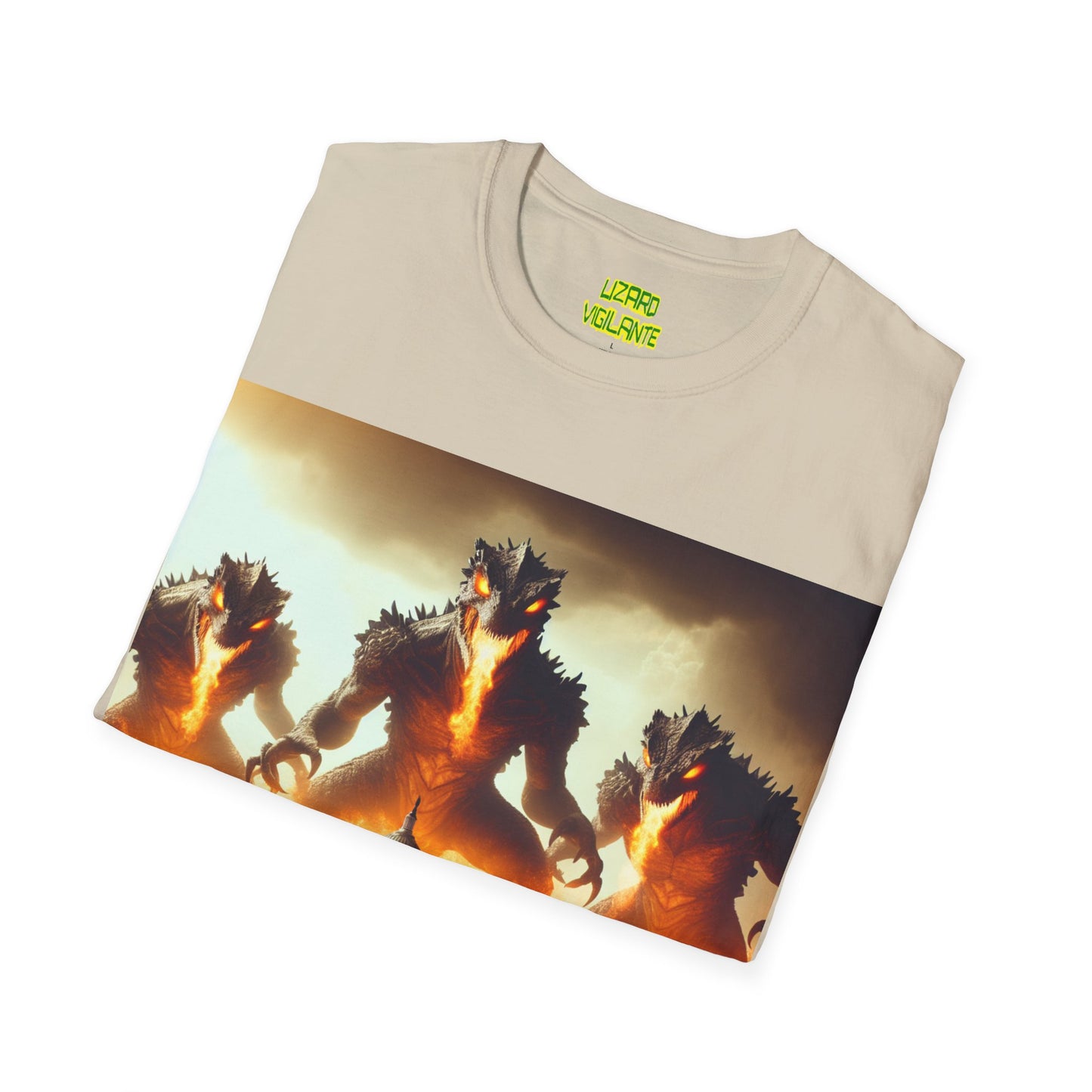 Washington DC Lizard Unisex Softstyle T-Shirt - Premium T-Shirt from Printify - Just $28.88! Shop now at Lizard Vigilante