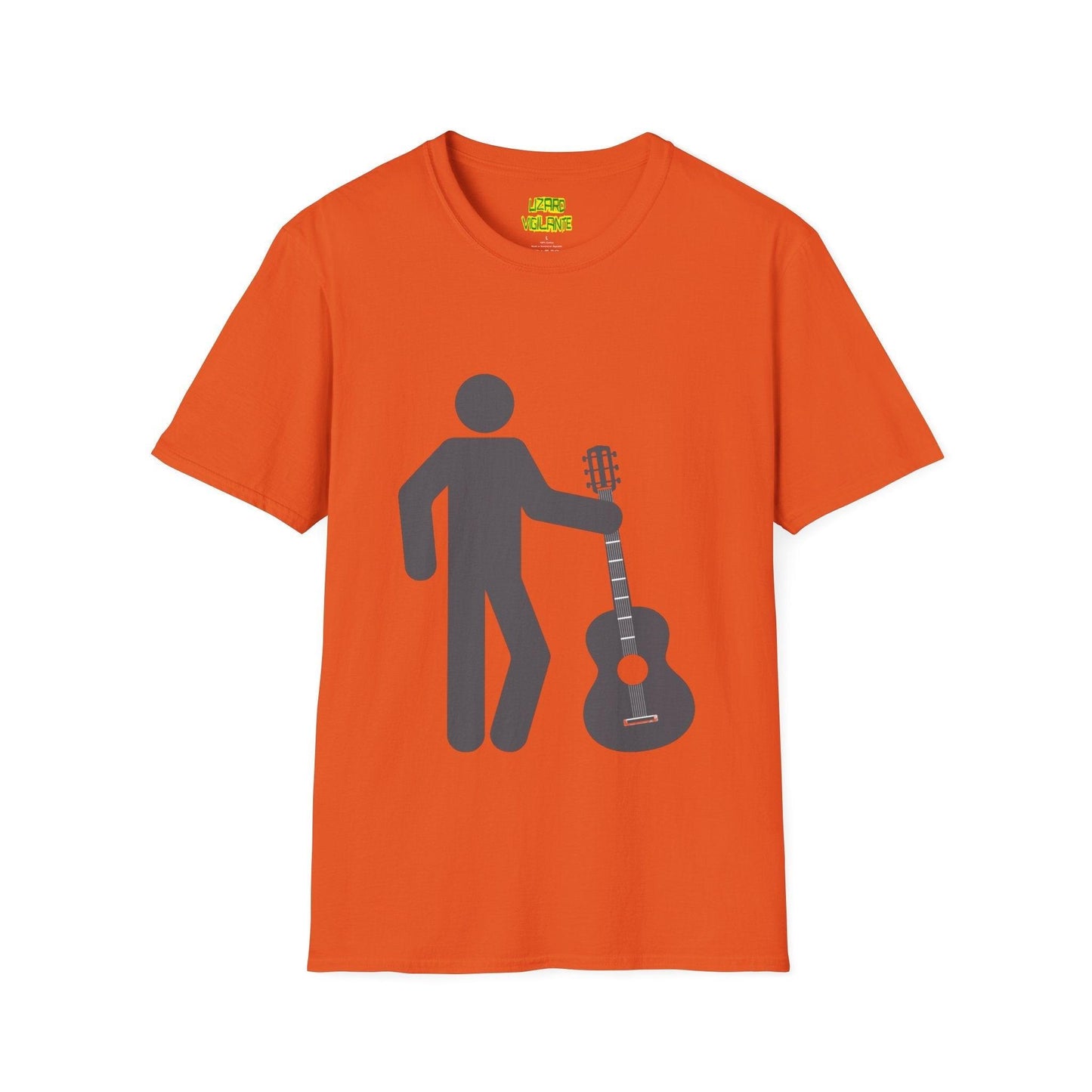 GuitarMan Unisex Softstyle T-Shirt - Lizard Vigilante