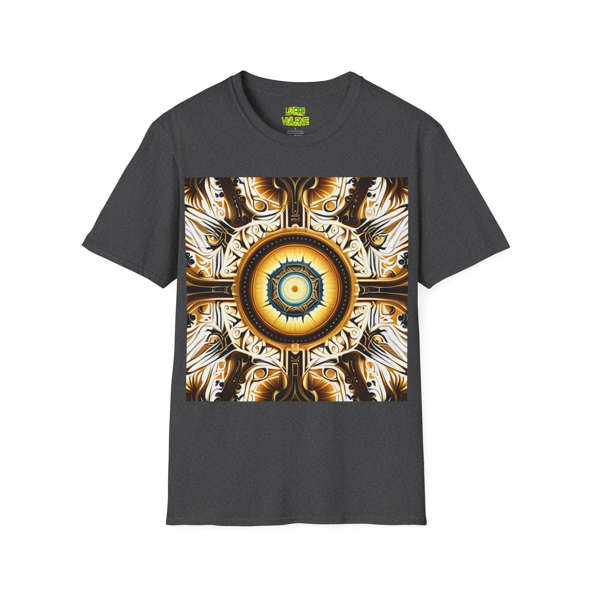 Hypnotic Carpet Unisex Softstyle T-Shirt - Lizard Vigilante