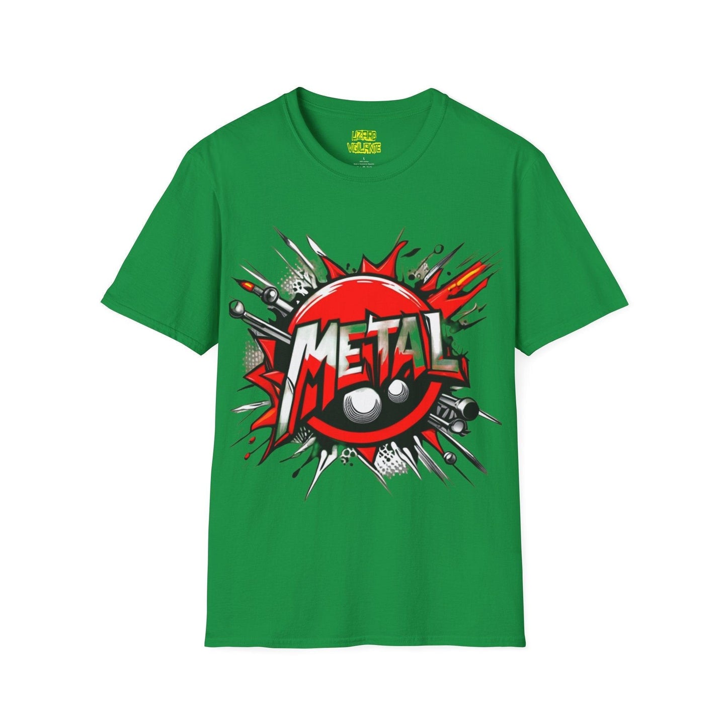 Metal Balls Unisex Softstyle T-Shirt - Lizard Vigilante