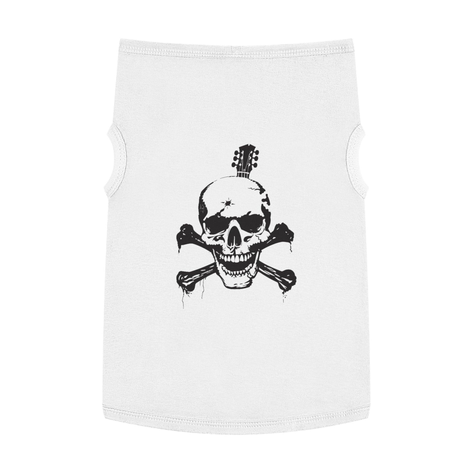 Guitar Skull Pet Tank Top - Premium Pets from Printify - Just $41.69! Shop now at Lizard Vigilante