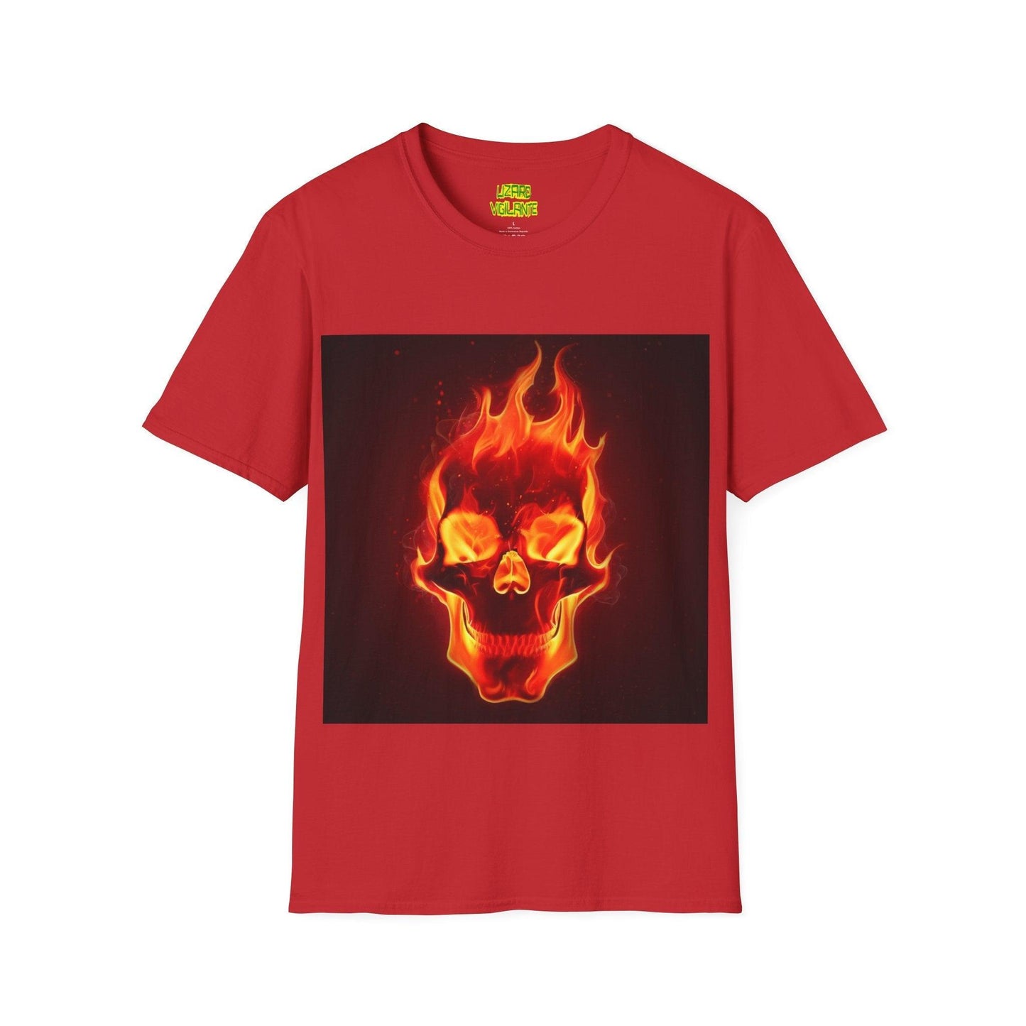 Flamehead Unisex Softstyle T-Shirt - Lizard Vigilante