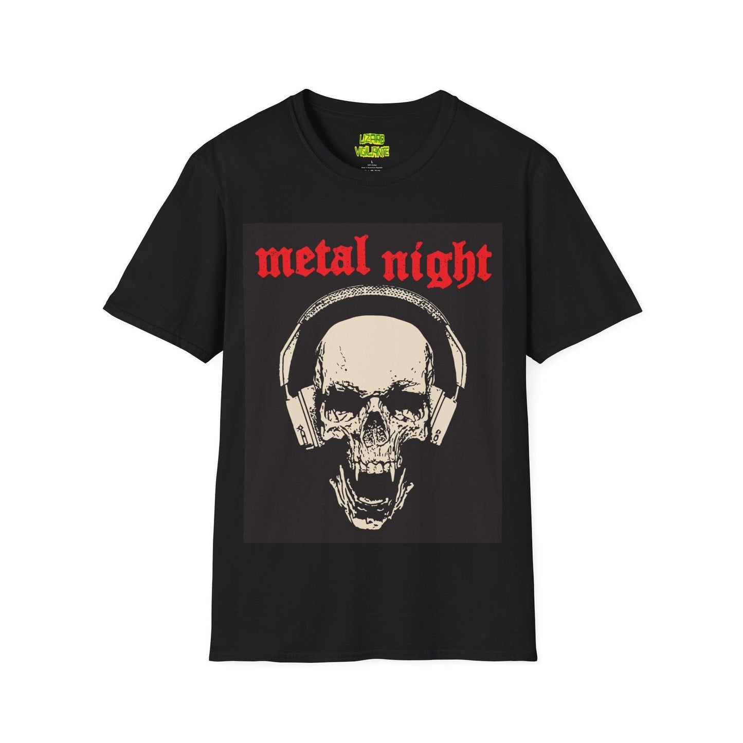 METAL NIGHT Unisex Softstyle T-Shirt - Lizard Vigilante