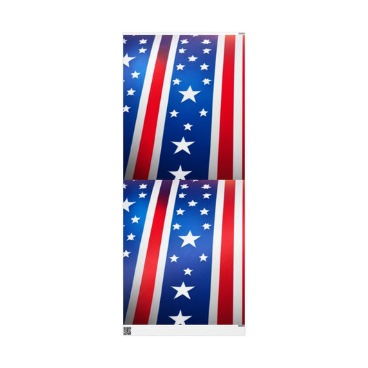 Red White and Blue Patriotic Wrapping Papers - Lizard Vigilante