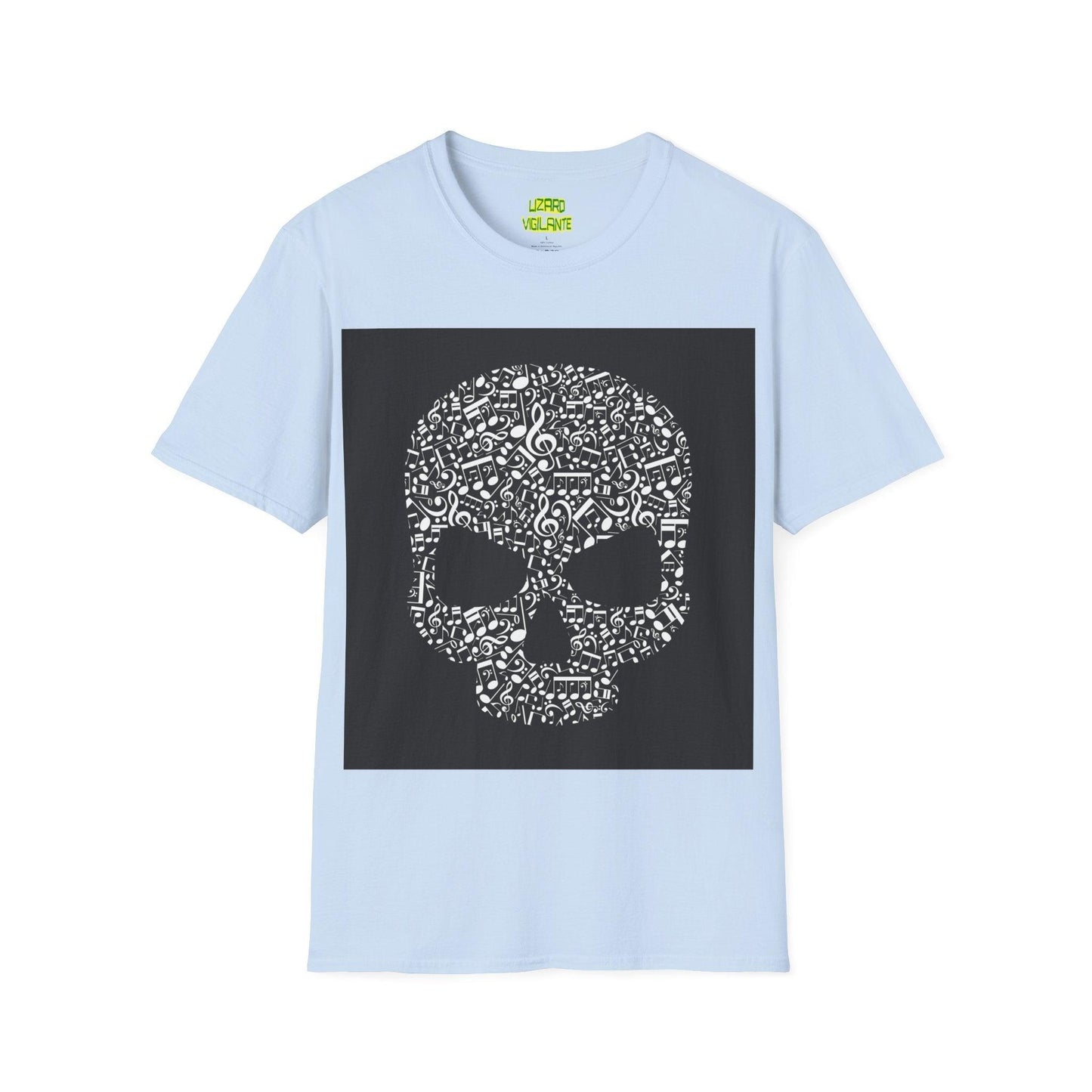 Musical Skull Unisex Softstyle T-Shirt - Lizard Vigilante