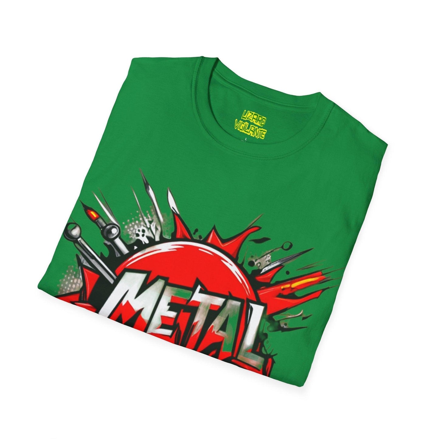 Metal Balls Unisex Softstyle T-Shirt - Lizard Vigilante