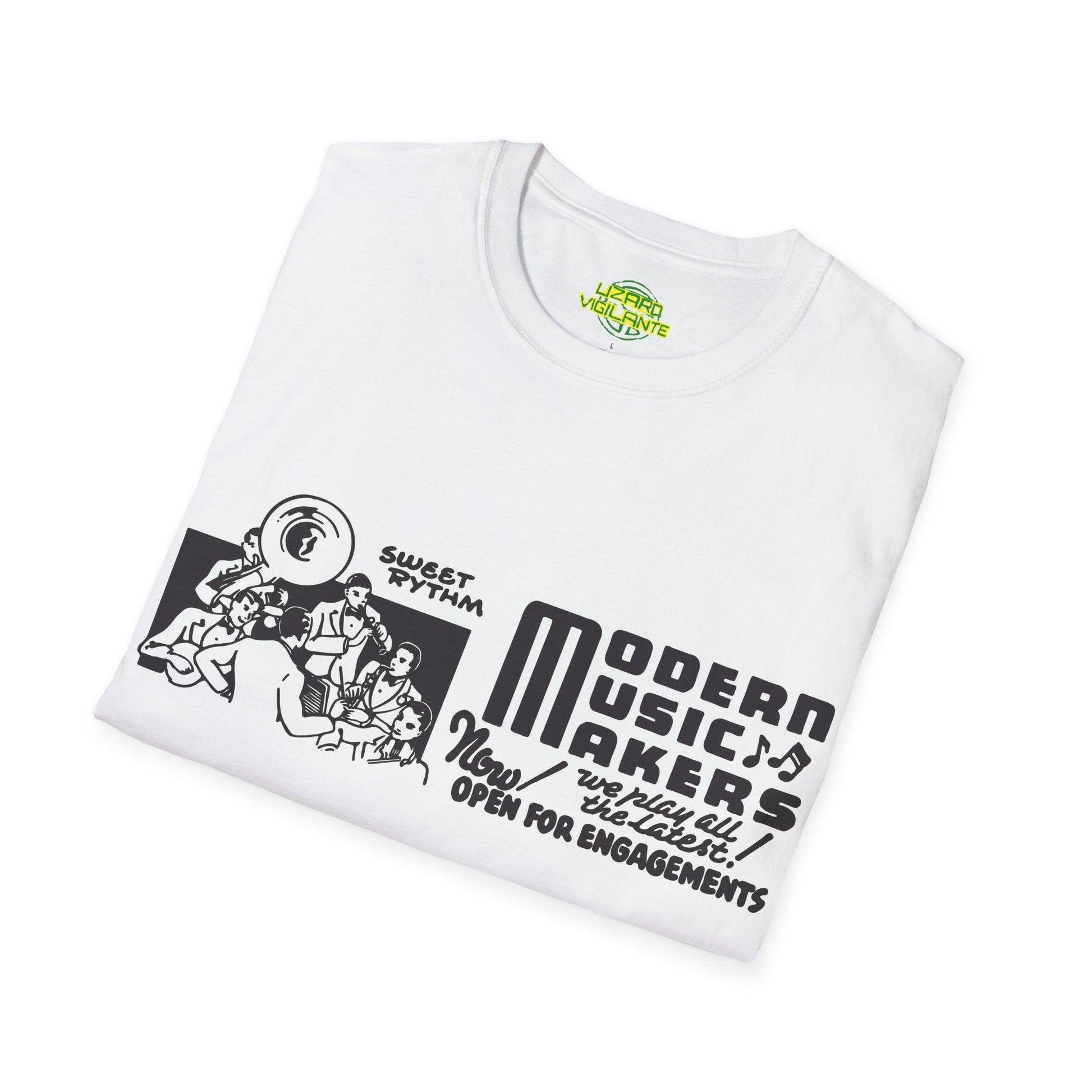 Modern Music Makers Unisex Softstyle T-Shirt - Lizard Vigilante