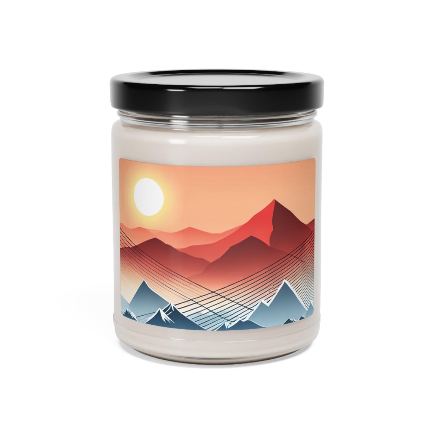 Mountain Art Scented Soy Candle, 9oz - Lizard Vigilante