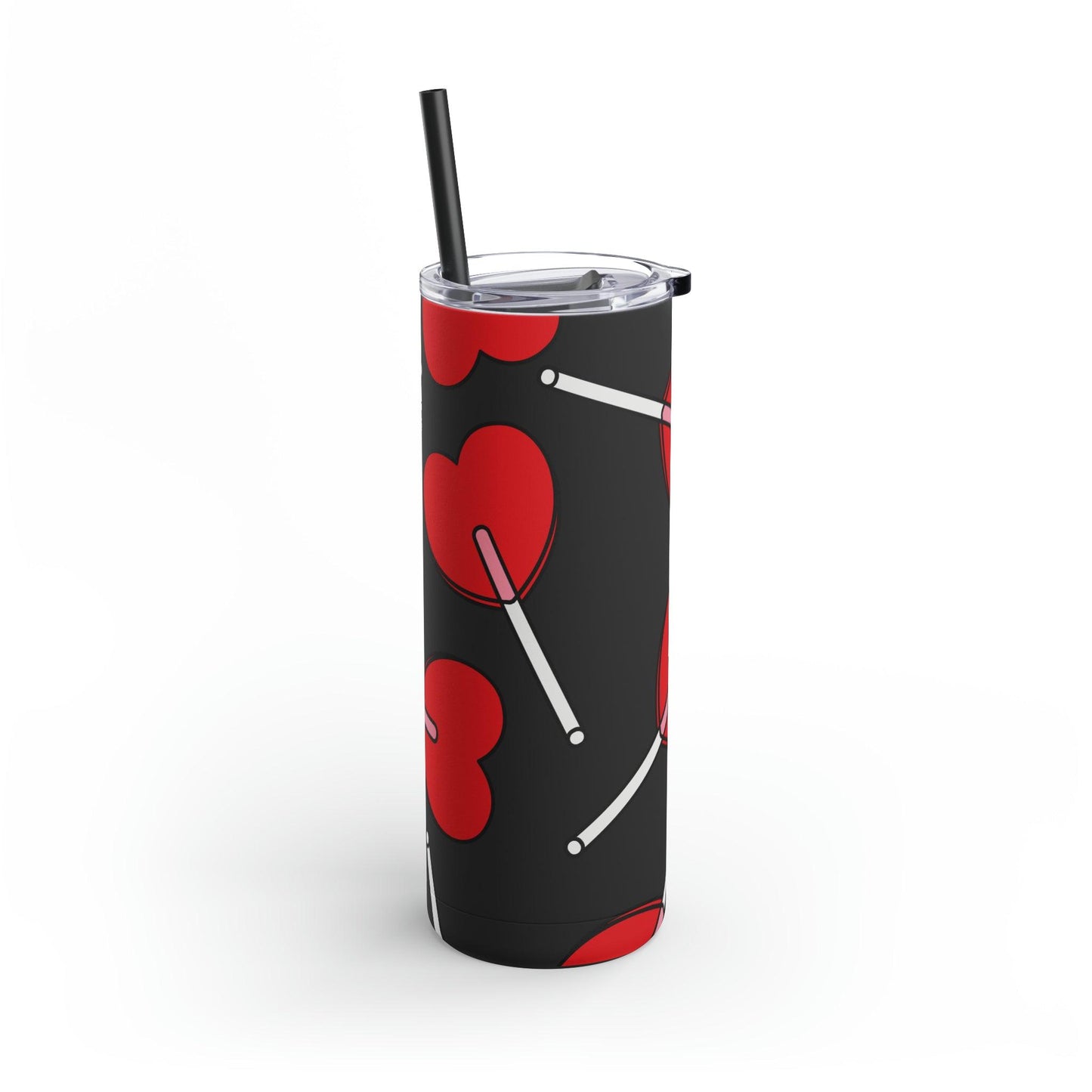 Heart LollipopMaars Maker Skinny Matte Tumbler, 20oz - Lizard Vigilante