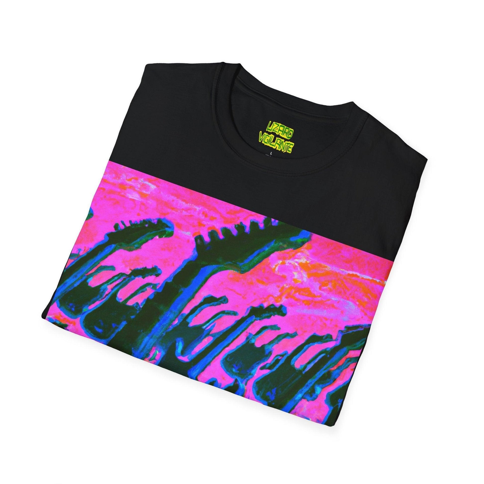 Beach Attack Unisex Softstyle T-Shirt - Lizard Vigilante