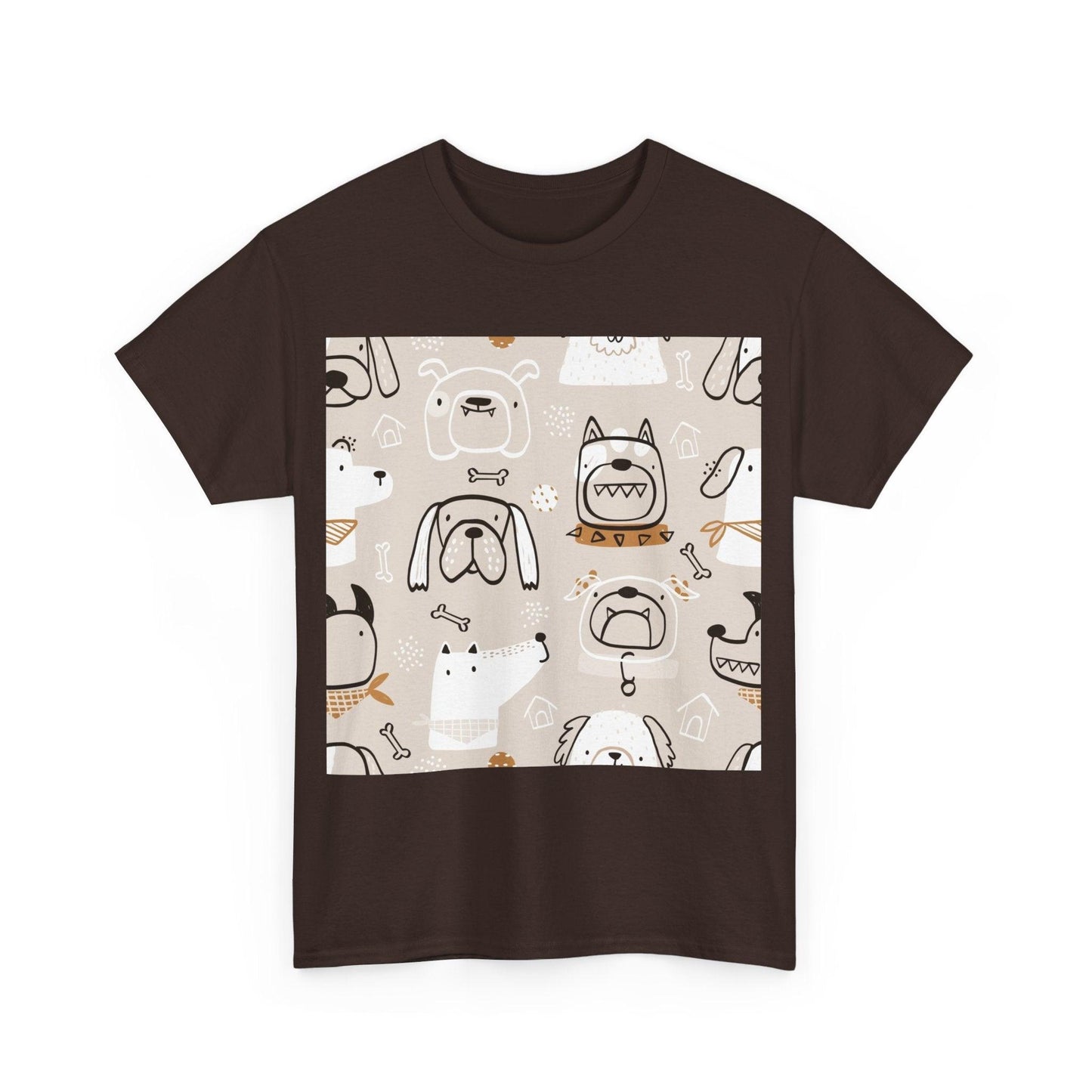 Illustrated Doggers 2 Unisex Heavy Cotton Tee - Premium T-Shirt from Printify - Just $24.20! Shop now at Lizard Vigilante