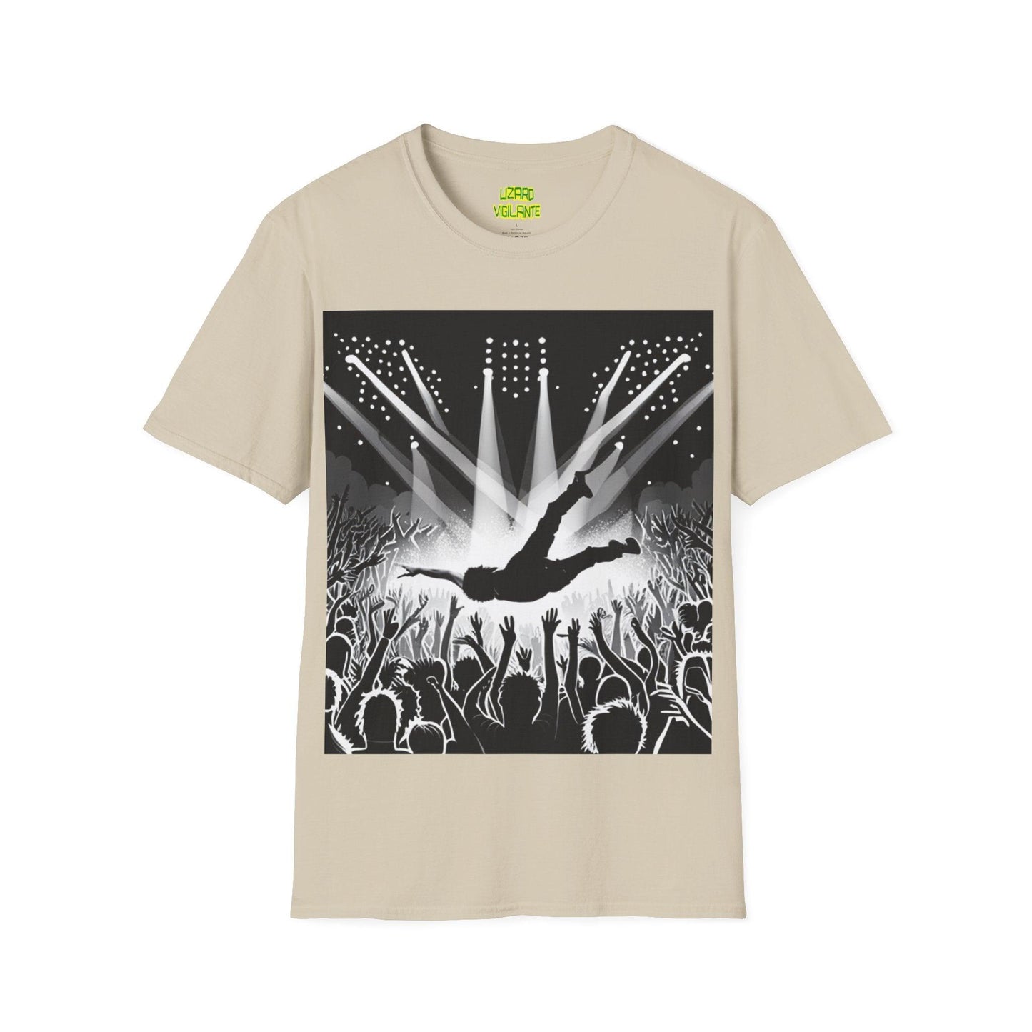 Crowd Surf Unisex Softstyle T-Shirt - Lizard Vigilante