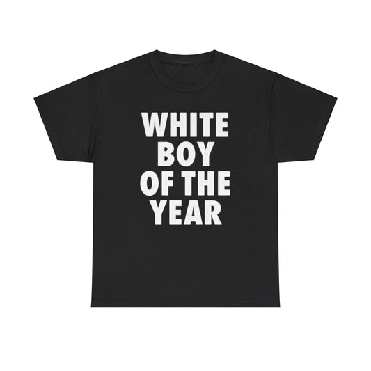 White Boy of the Year Funny Shirt – Hilarious Meme Graphic Tee for Men & Women