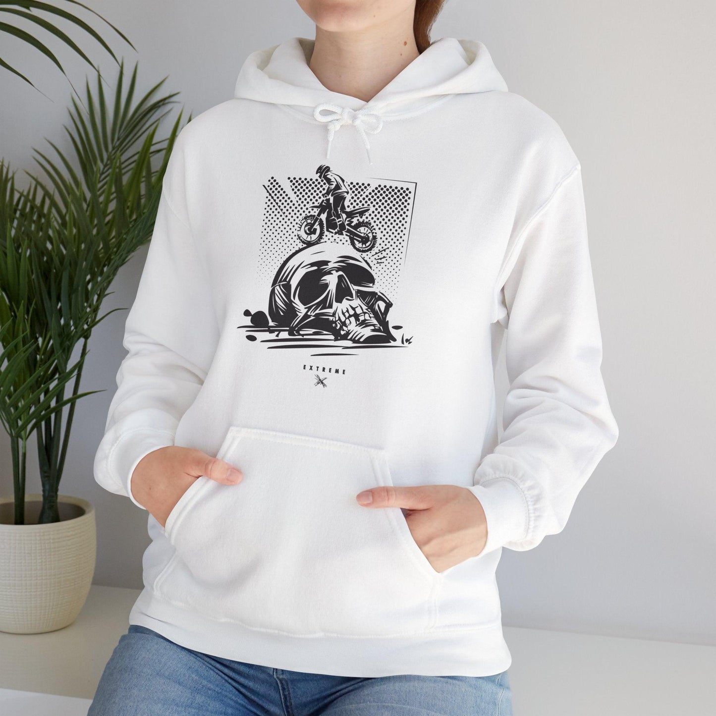 Off Road Skull Unisex Heavy Blend™ Hooded Sweatshirt - Lizard Vigilante