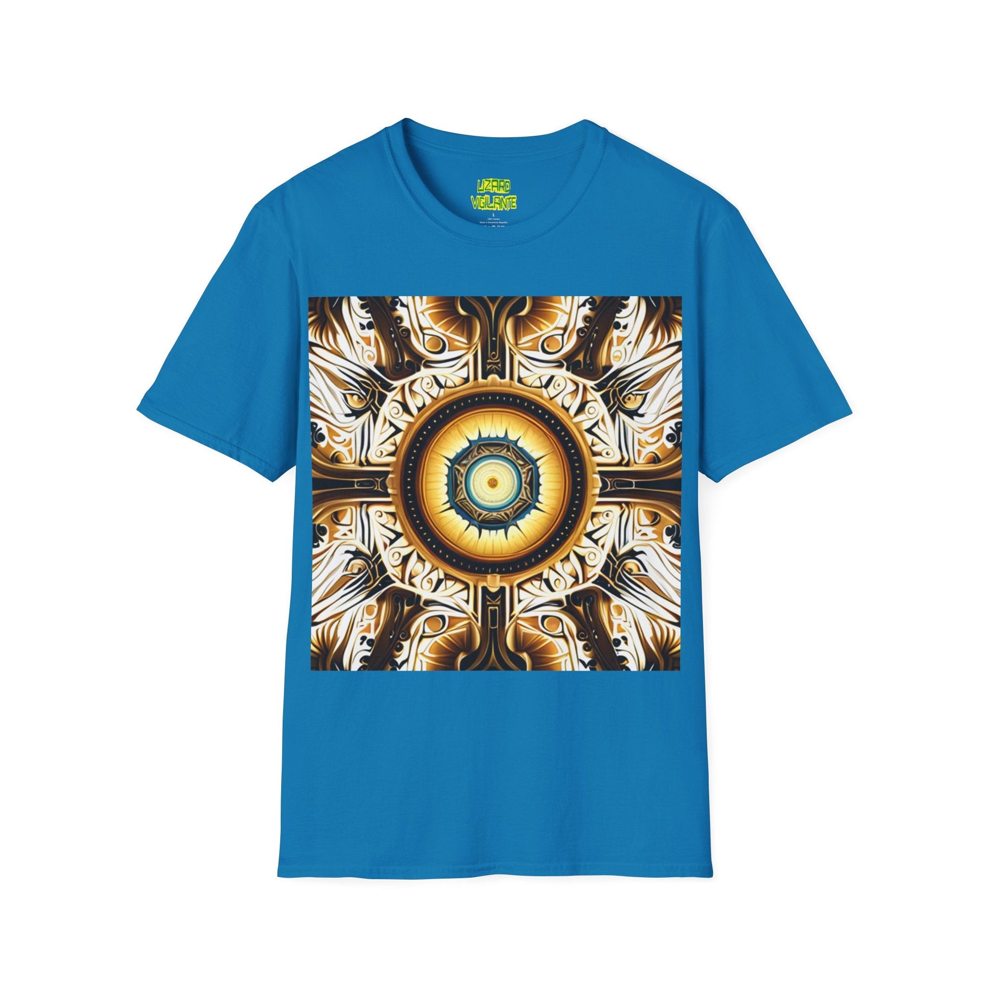 Hypnotic Carpet Unisex Softstyle T-Shirt - Lizard Vigilante