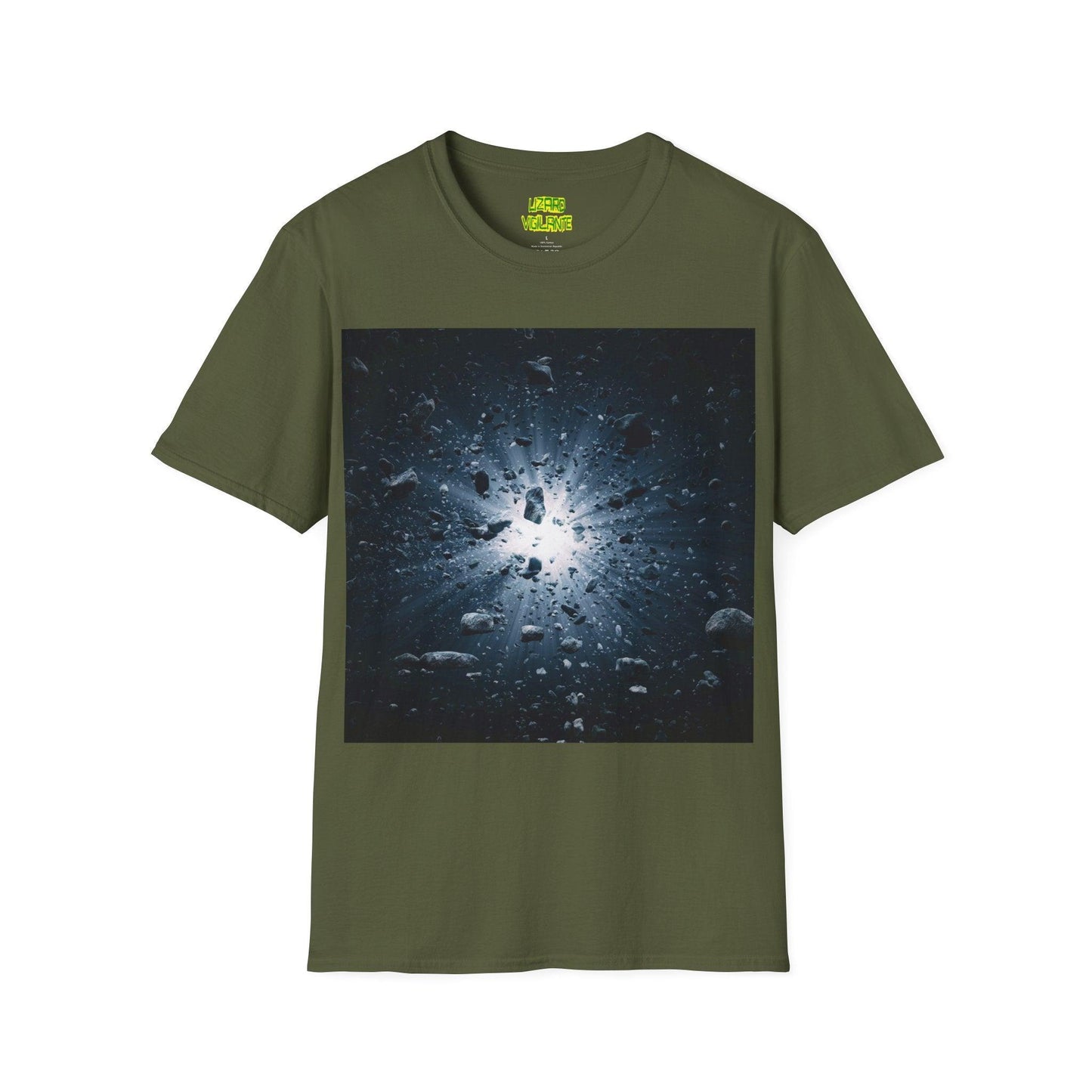 Space Rocks Unisex Softstyle T-Shirt - Lizard Vigilante