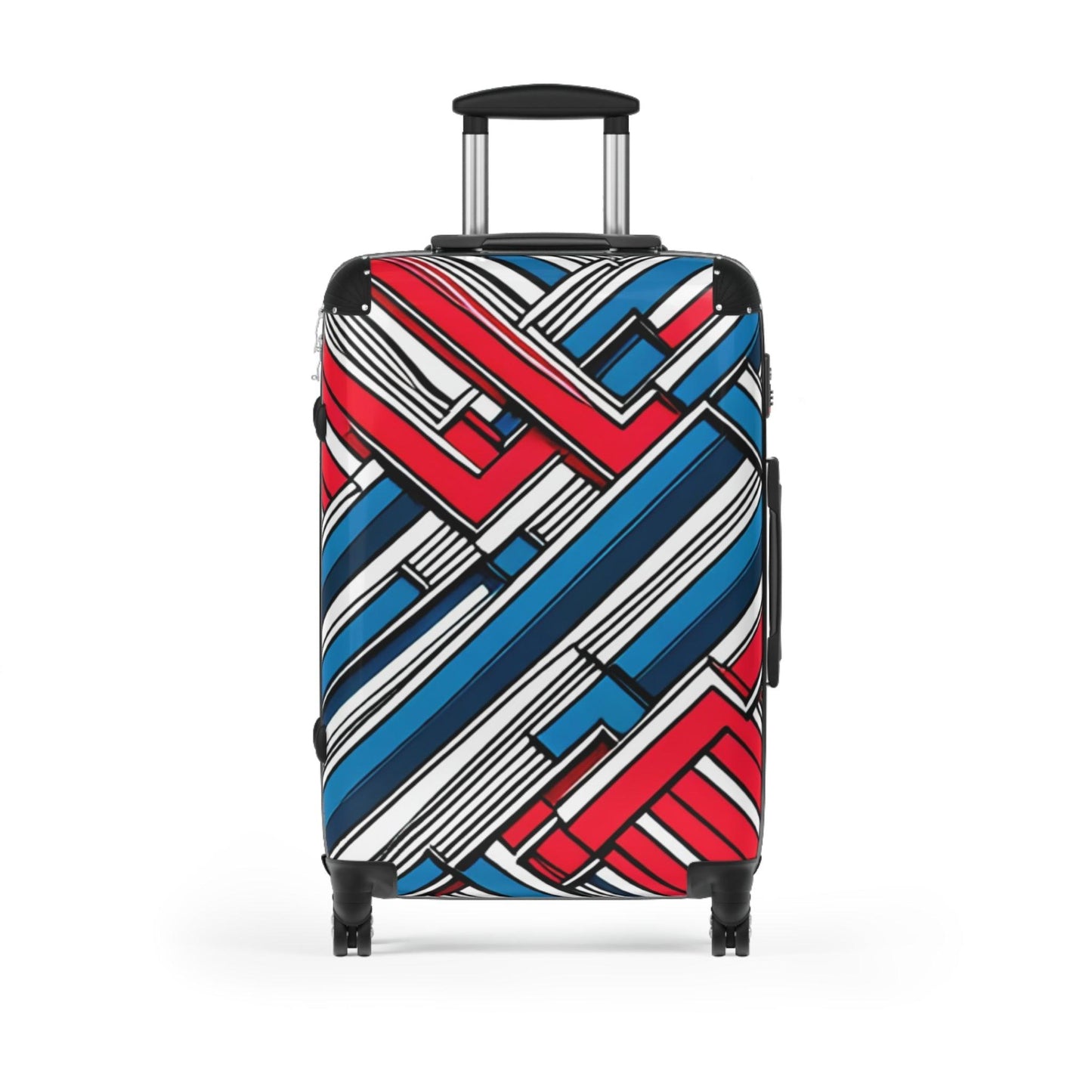 Geometric Patriot Suitcase - Lizard Vigilante