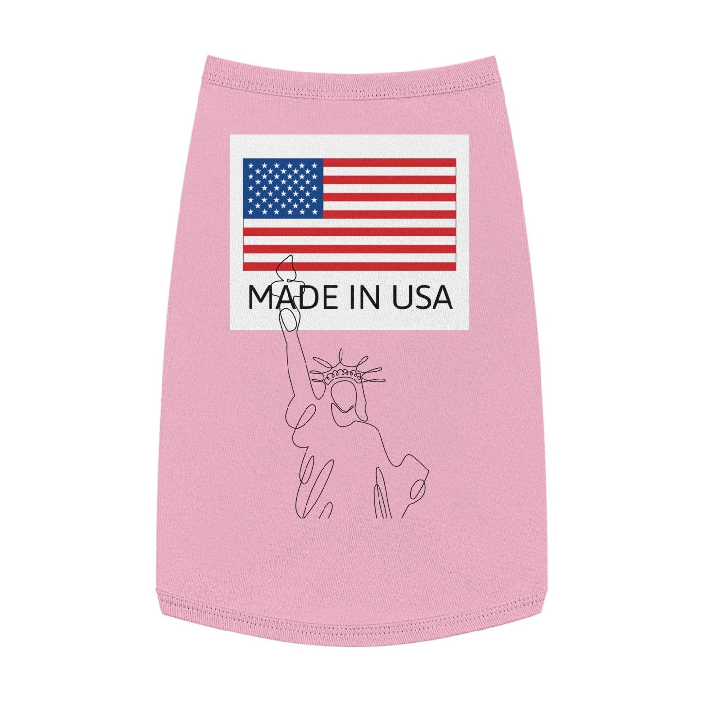 Made In USA with Statue of Liberty Pet Tank Top - Lizard Vigilante