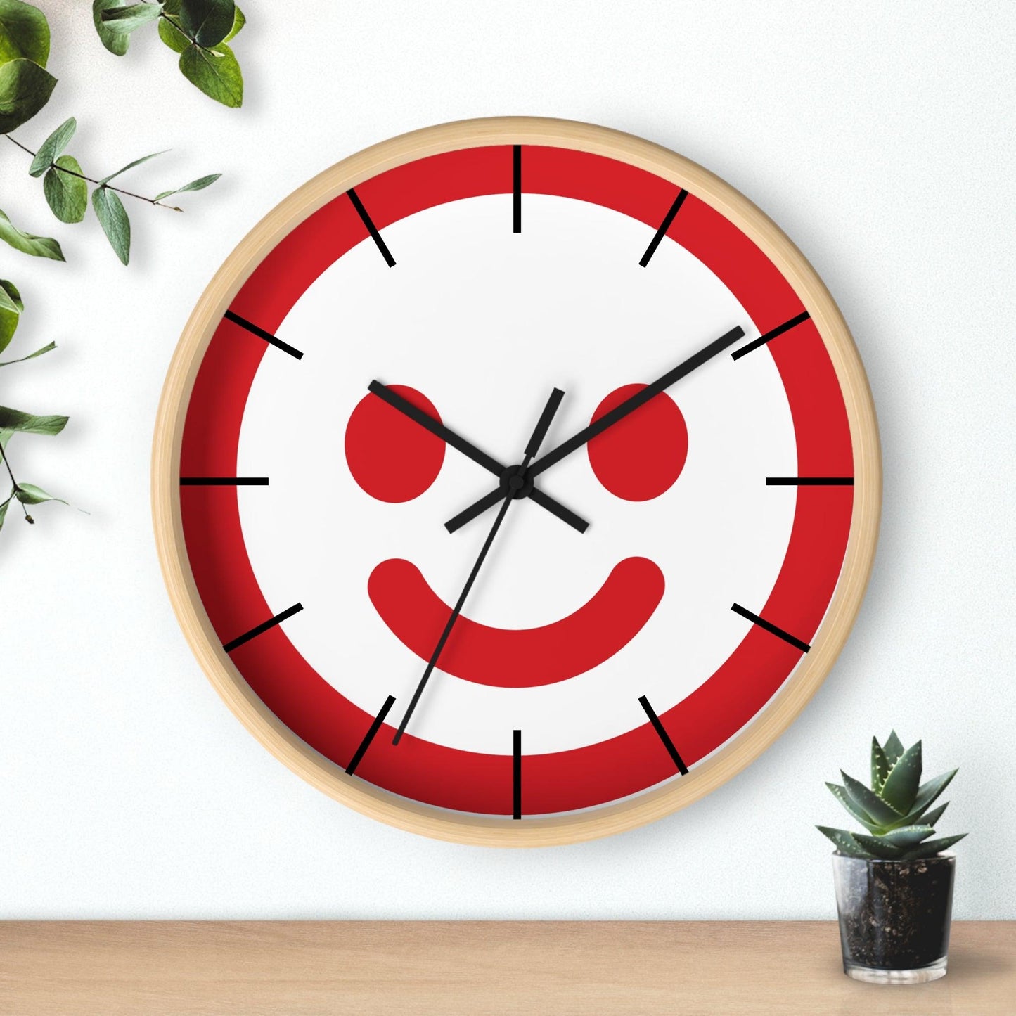 Smiley Wall Clock - Lizard Vigilante